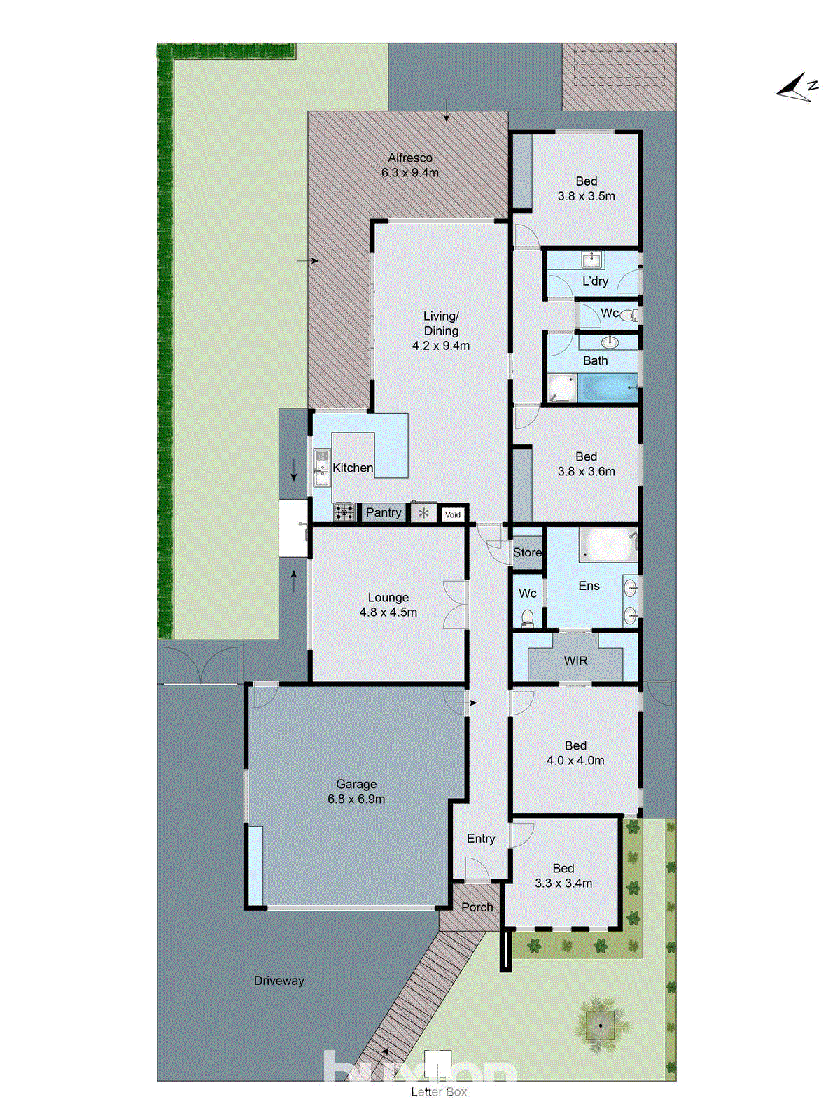 13 Caitlin Chase, Armstrong Creek VIC 3217 - Floorplan