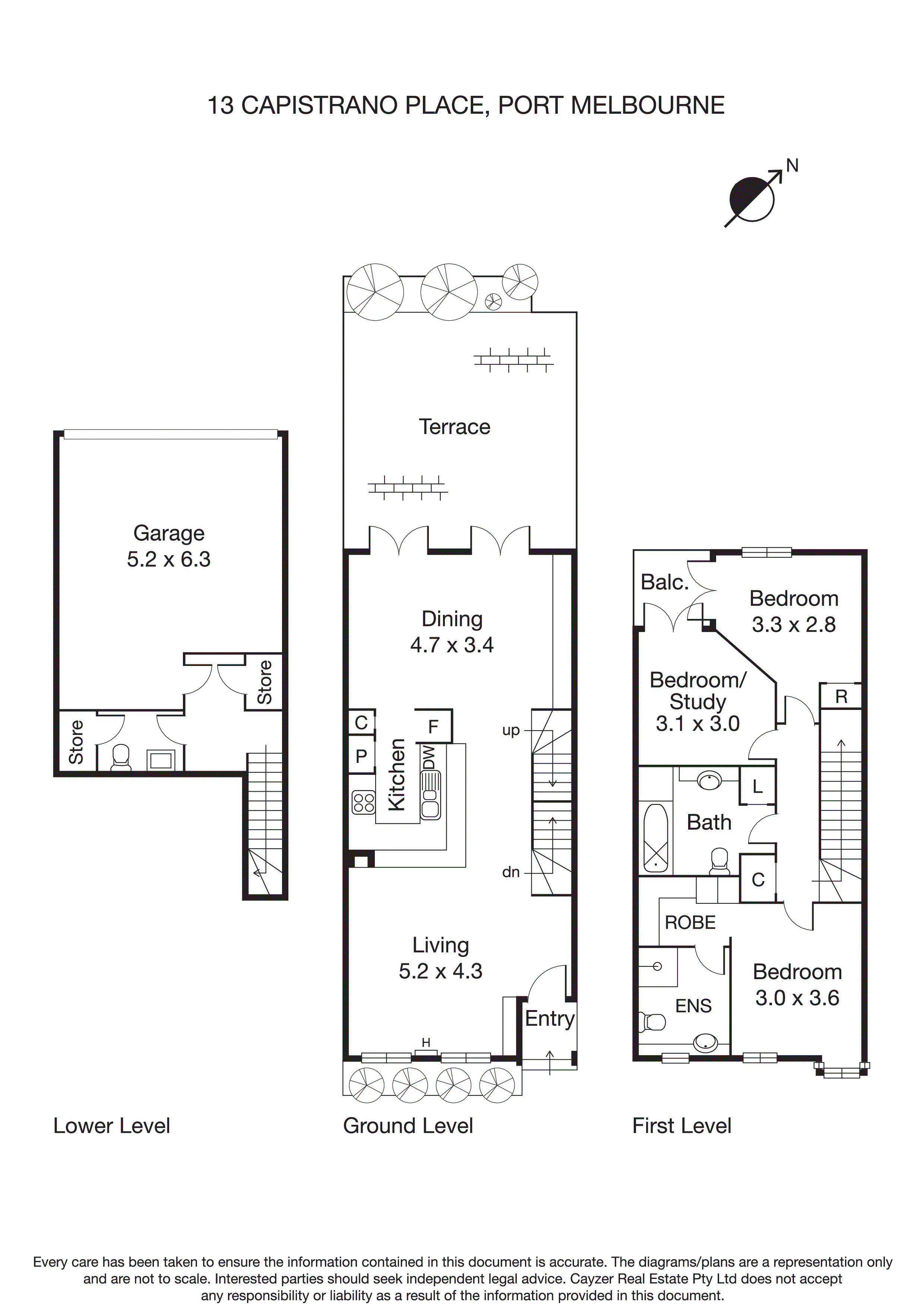 13 Capistrano Place, PORT MELBOURNE VIC 3207 - Floorplan