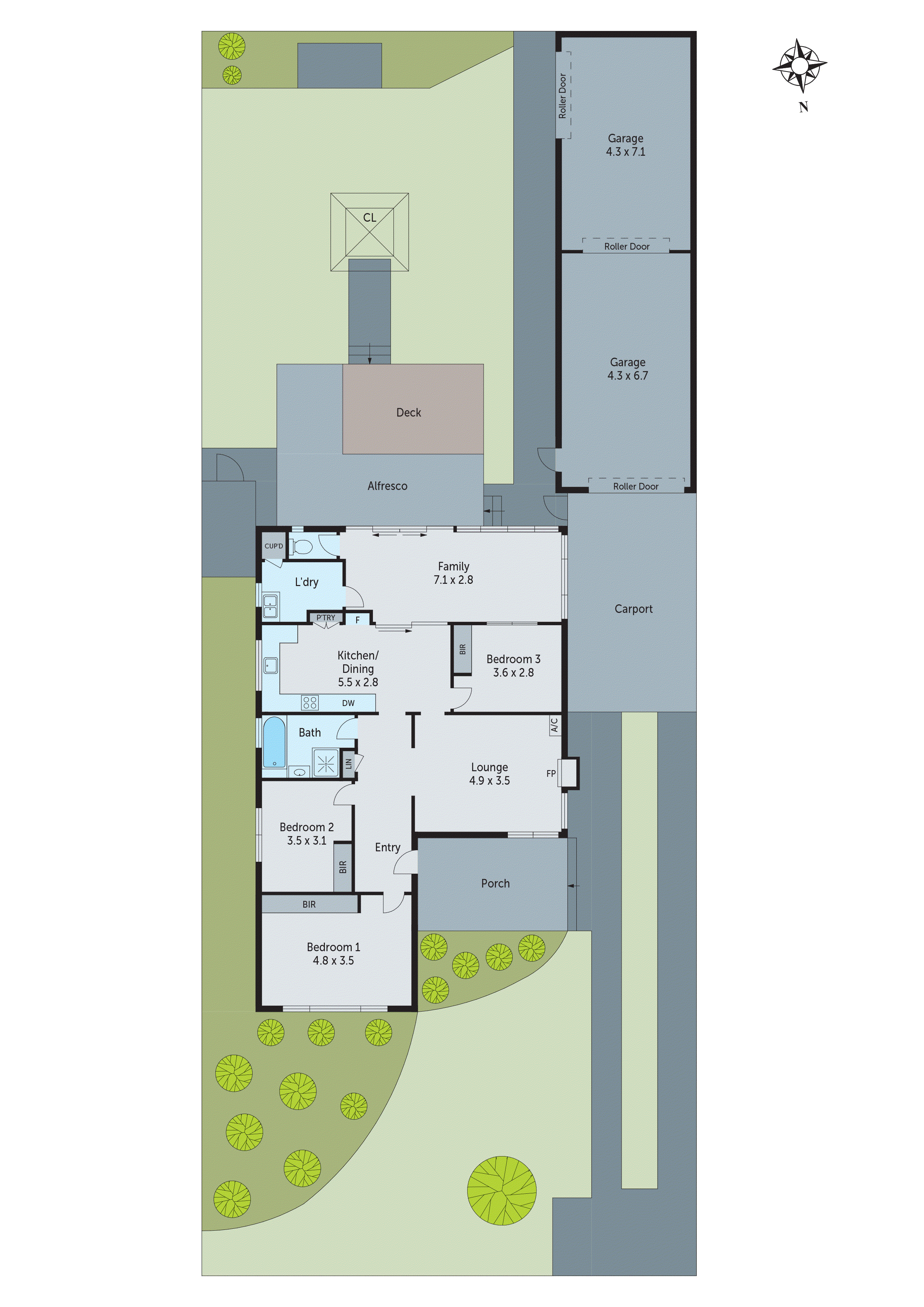 13 Castleton Road, Herne Hill VIC 3218 - Floorplan