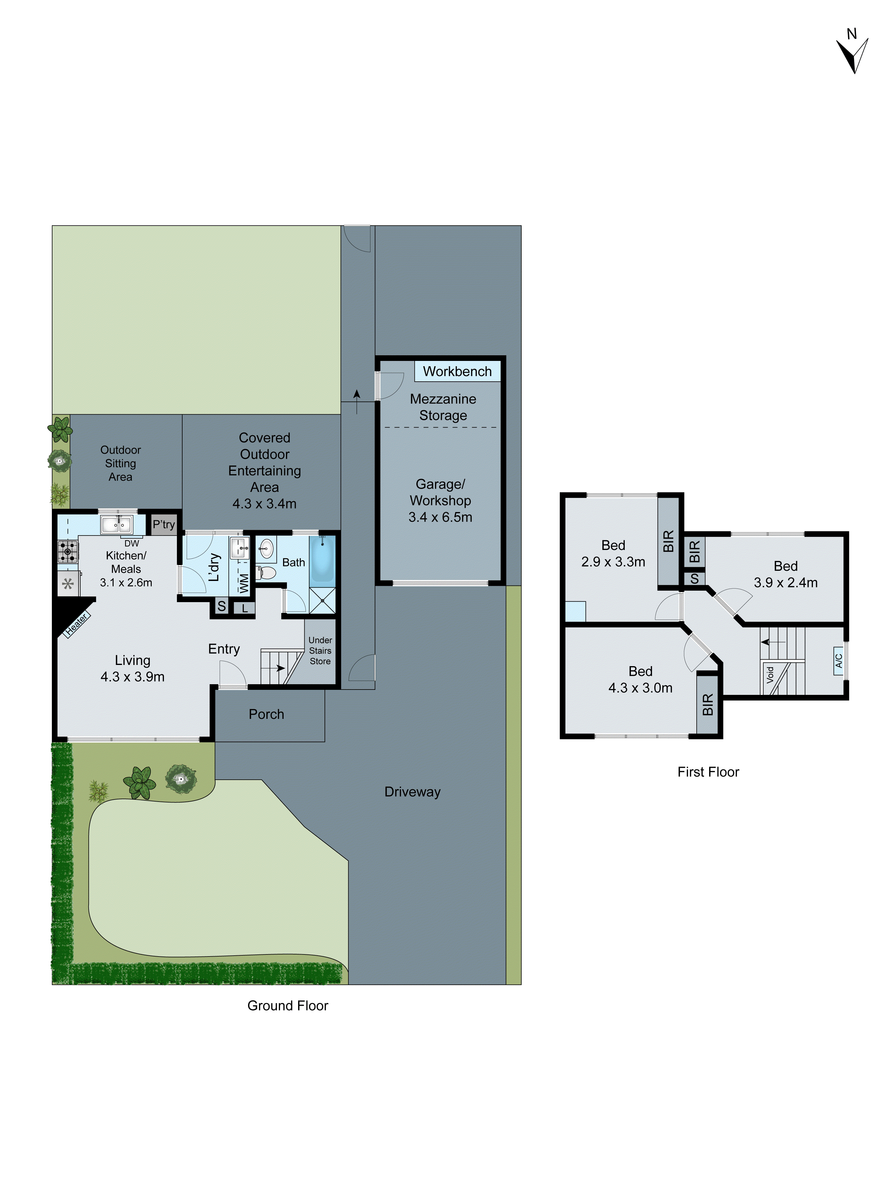 13 Churchill Avenue, Newtown VIC 3220 - Floorplan