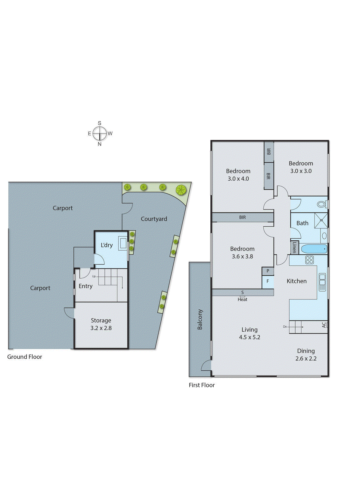 1/3 Clare Street, Parkdale VIC 3195 - Floorplan