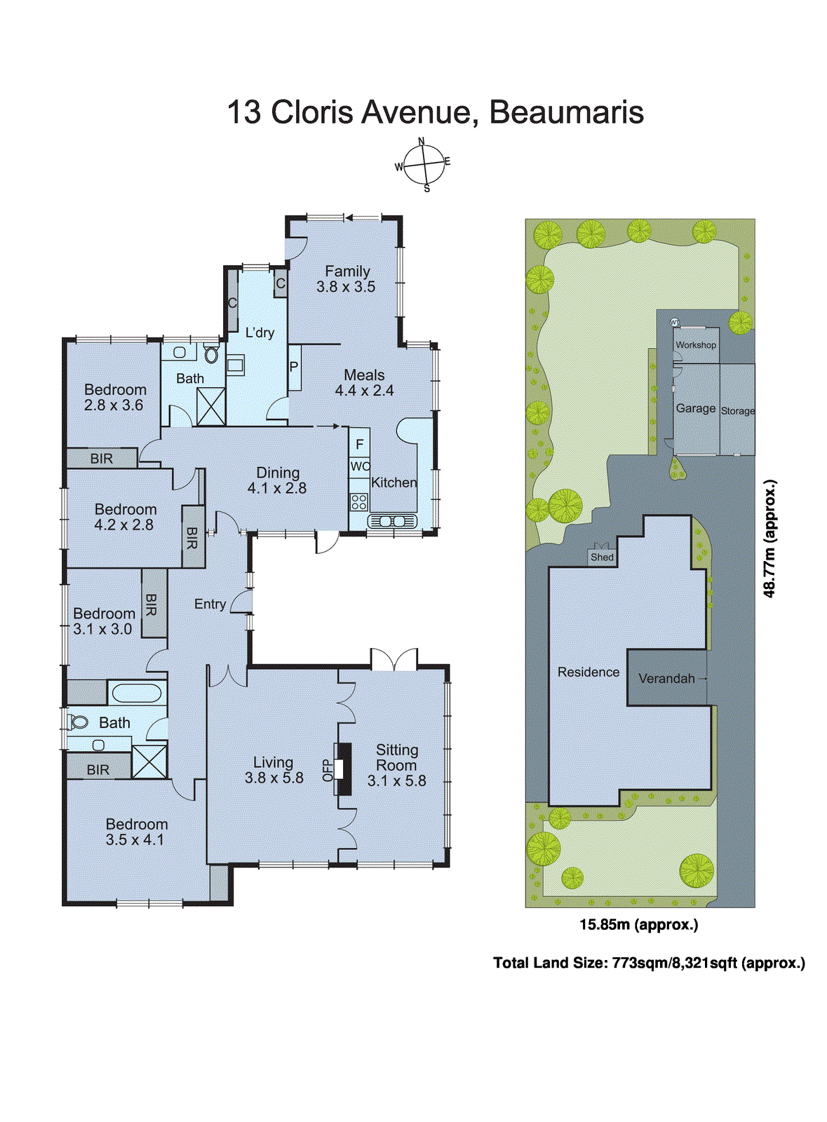 13 Cloris Avenue, Beaumaris VIC 3193 - Floorplan