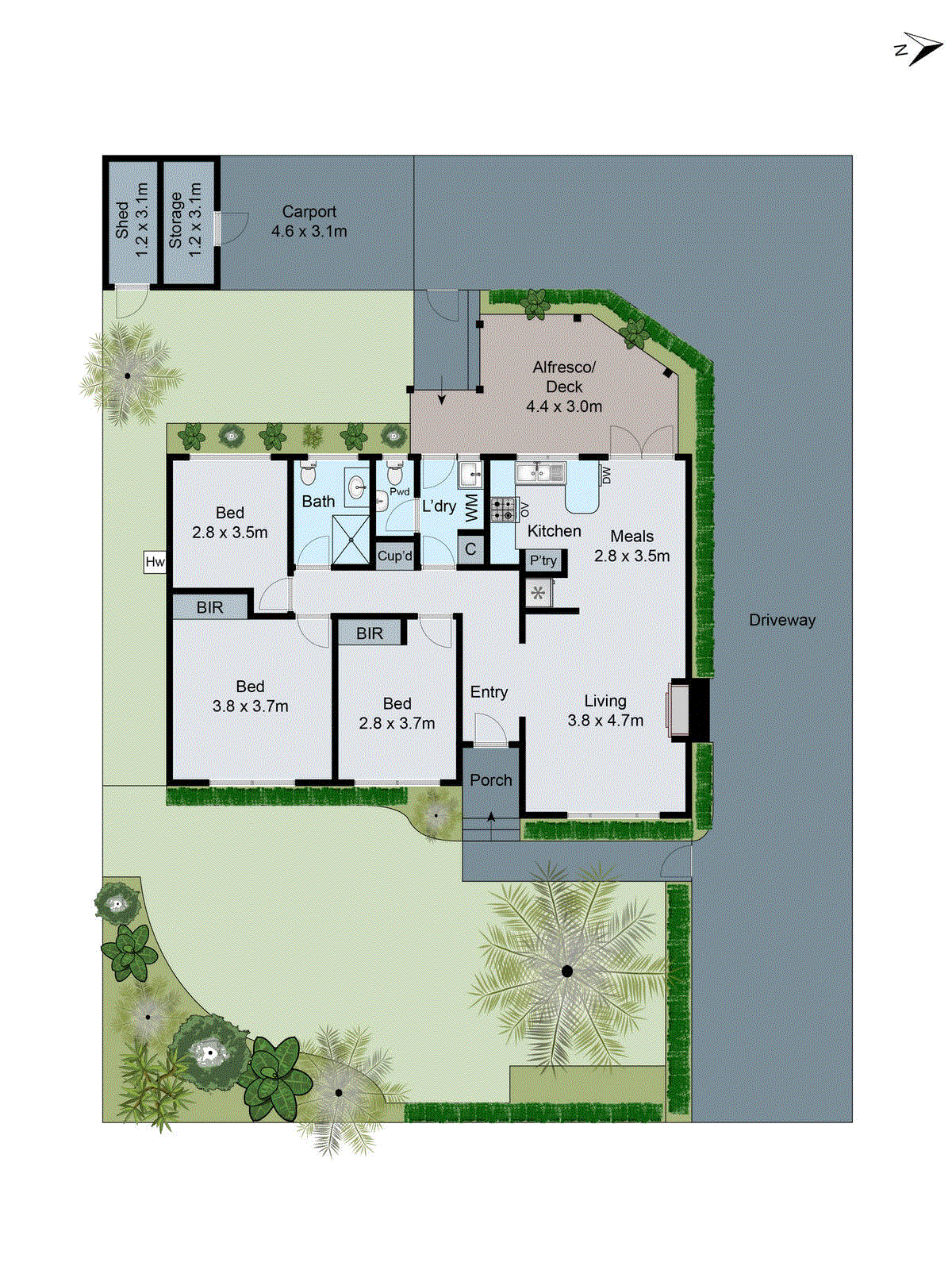 1/3 Coane Street, Oakleigh East VIC 3166 - Floorplan
