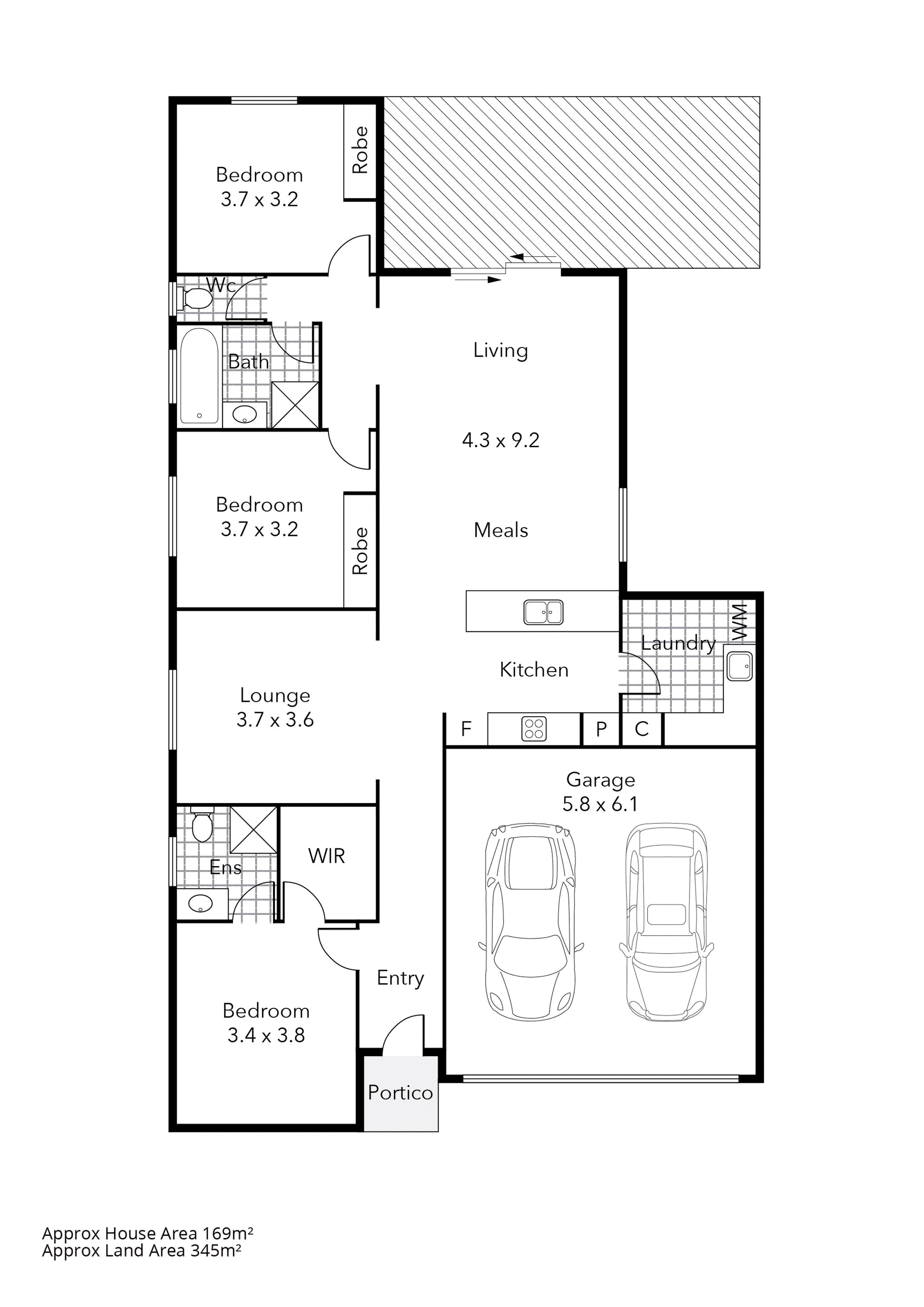 13 Creek View Close, Mount Clear VIC 3350 - Floorplan