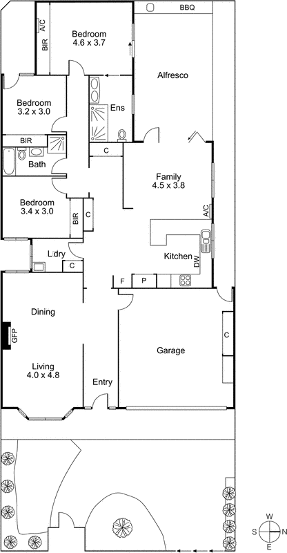 1/3 Daffodil Street, Bentleigh East VIC 3165 - Floorplan