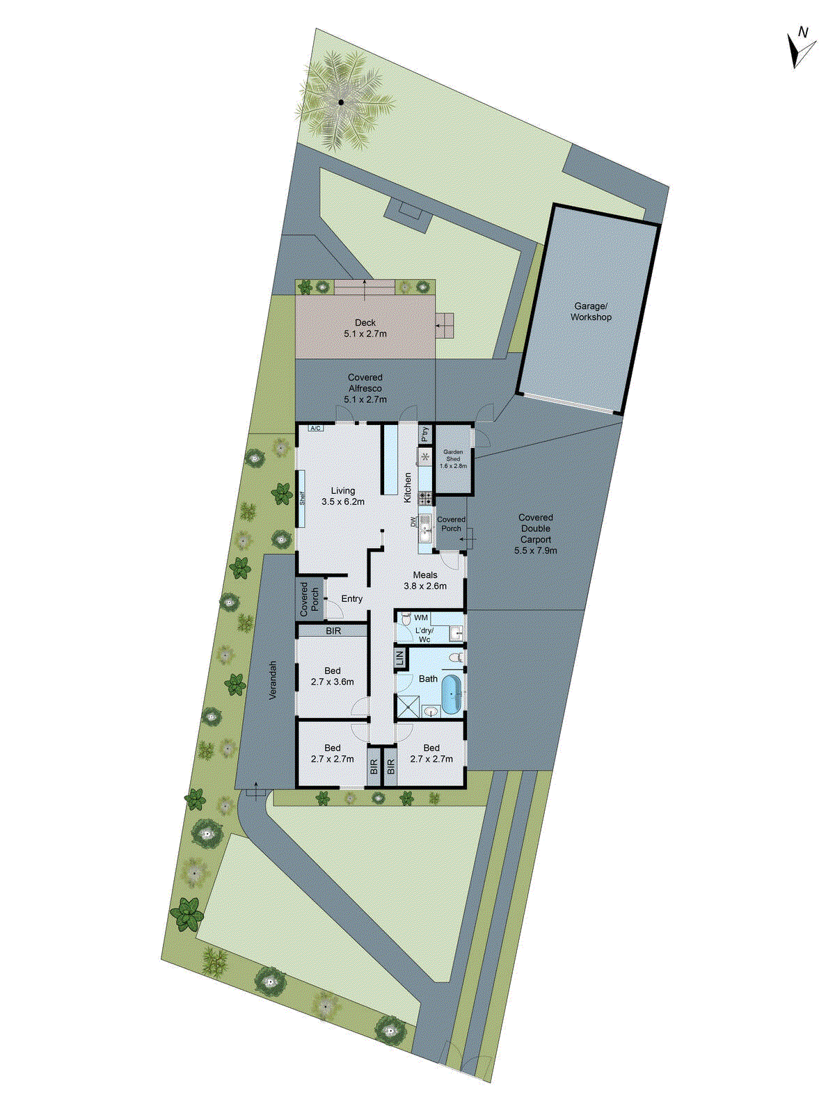13 Dorset Court, Corio VIC 3214 - Floorplan