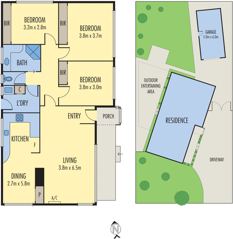 13 Dorward Avenue, Newcomb VIC 3219 - Floorplan