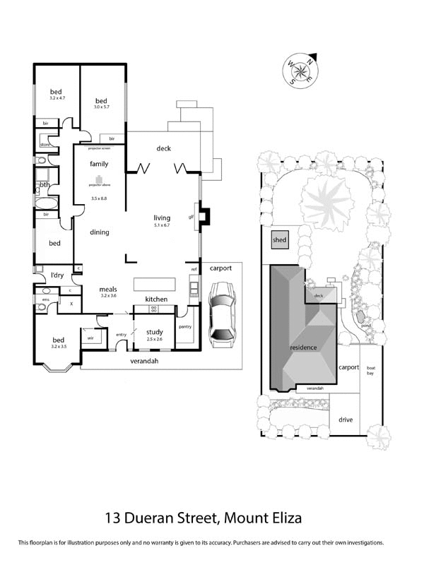 13 Dueran Street, MOUNT ELIZA VIC 3930 - Floorplan
