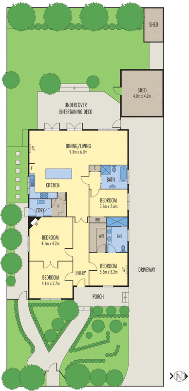 13 Eastgate Street, Oakleigh VIC 3166 - Floorplan