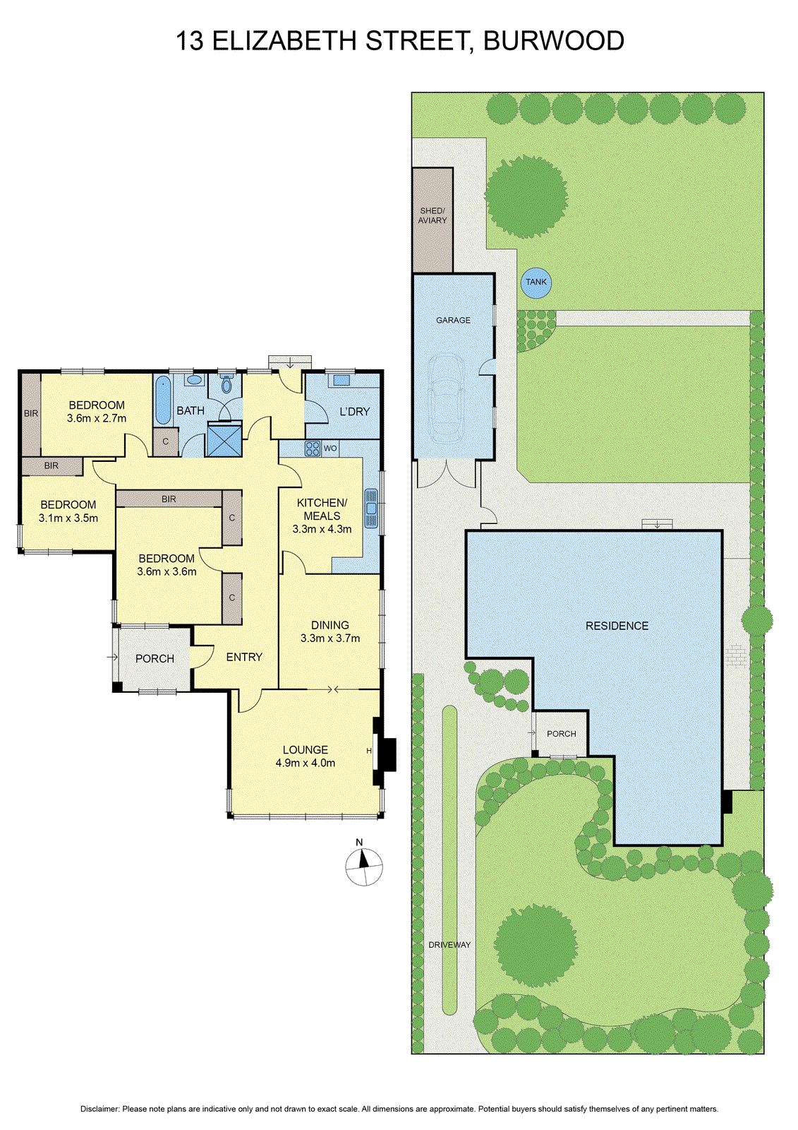 13 Elizabeth Street, Burwood VIC 3125 - Floorplan
