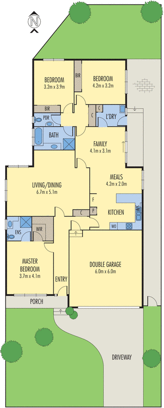1/3 Euston Road, Hughesdale VIC 3166 - Floorplan