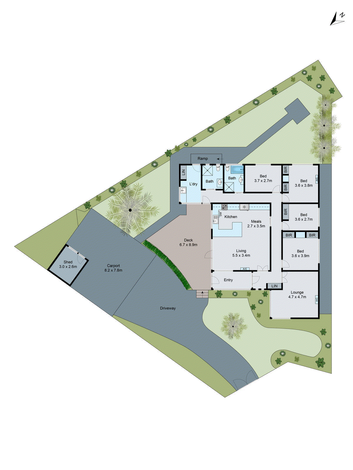 13 Everett Close, Herne Hill VIC 3218 - Floorplan