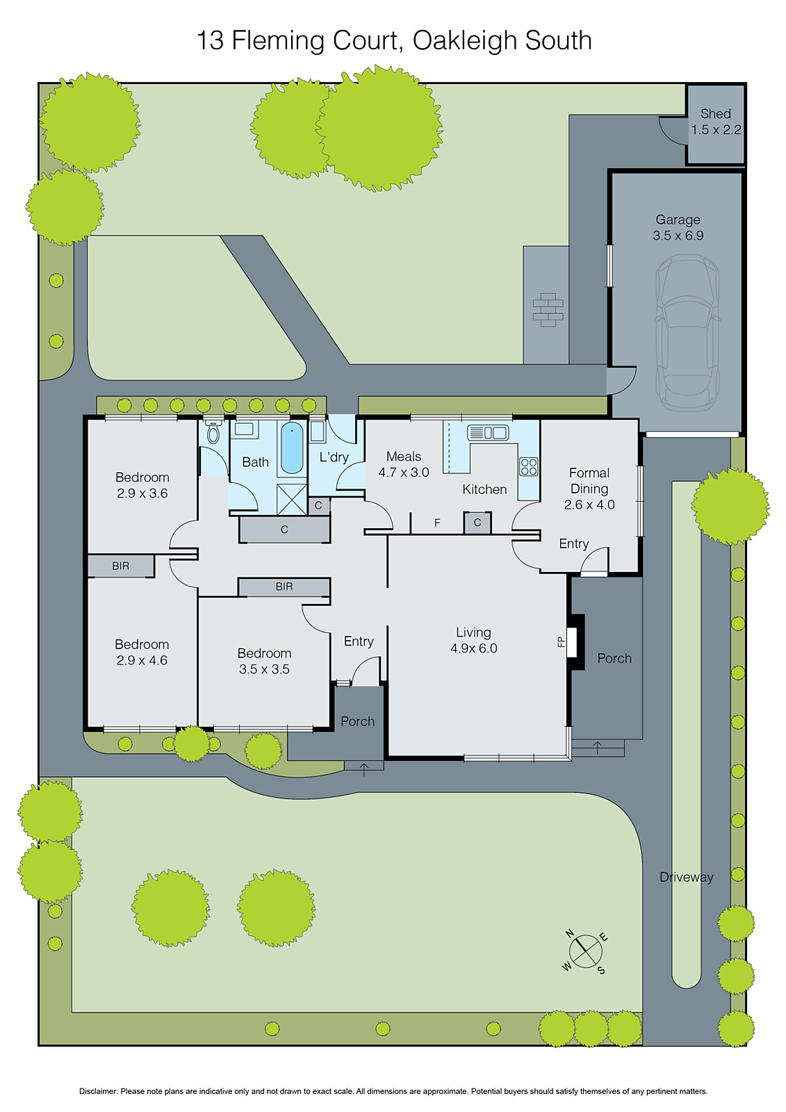 13 Fleming Court, Oakleigh South VIC 3167 - Floorplan