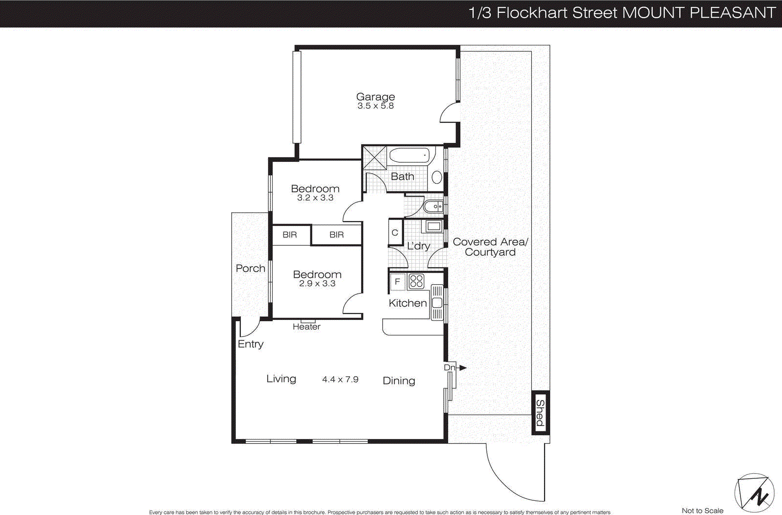 1/3 Flockhart Street, Mount Pleasant VIC 3350 - Floorplan