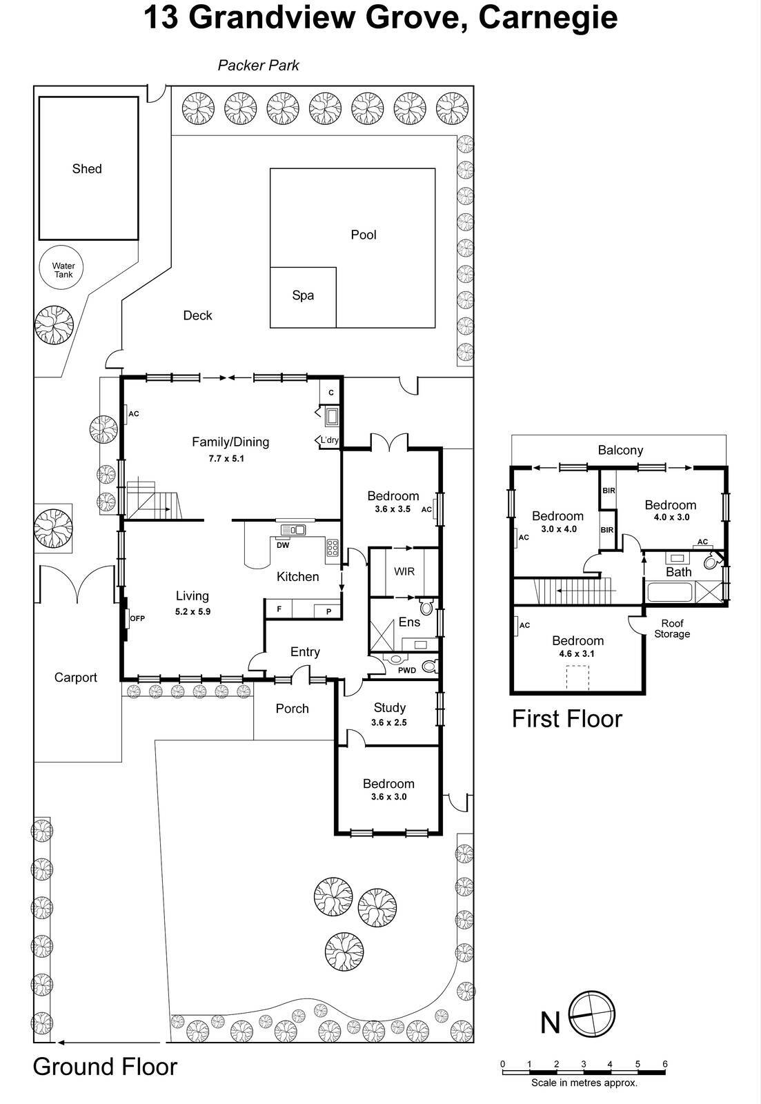 13 Grandview Grove, Carnegie VIC 3163 - Floorplan