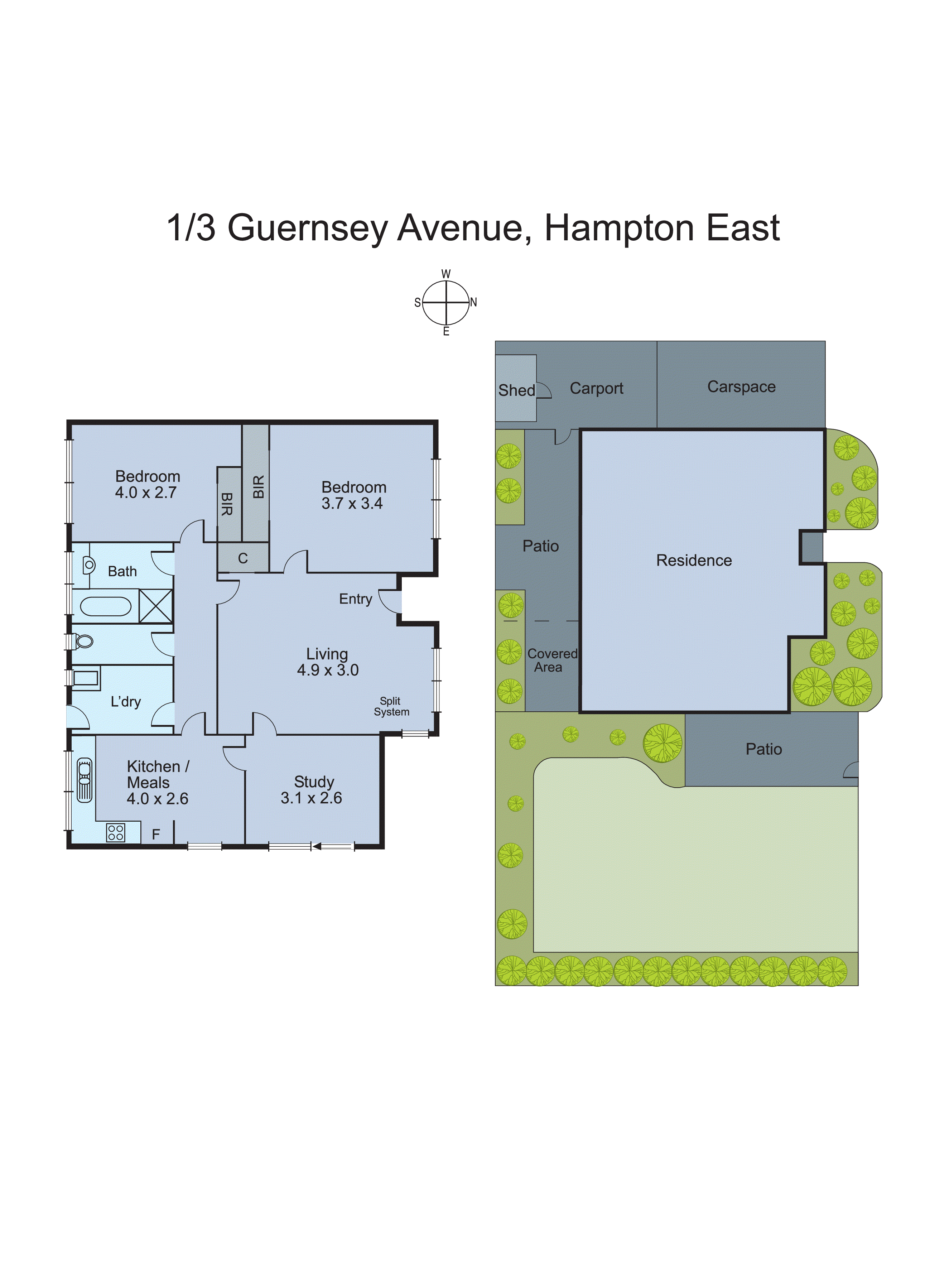 1/3 Guernsey Avenue, Hampton East VIC 3188 - Floorplan