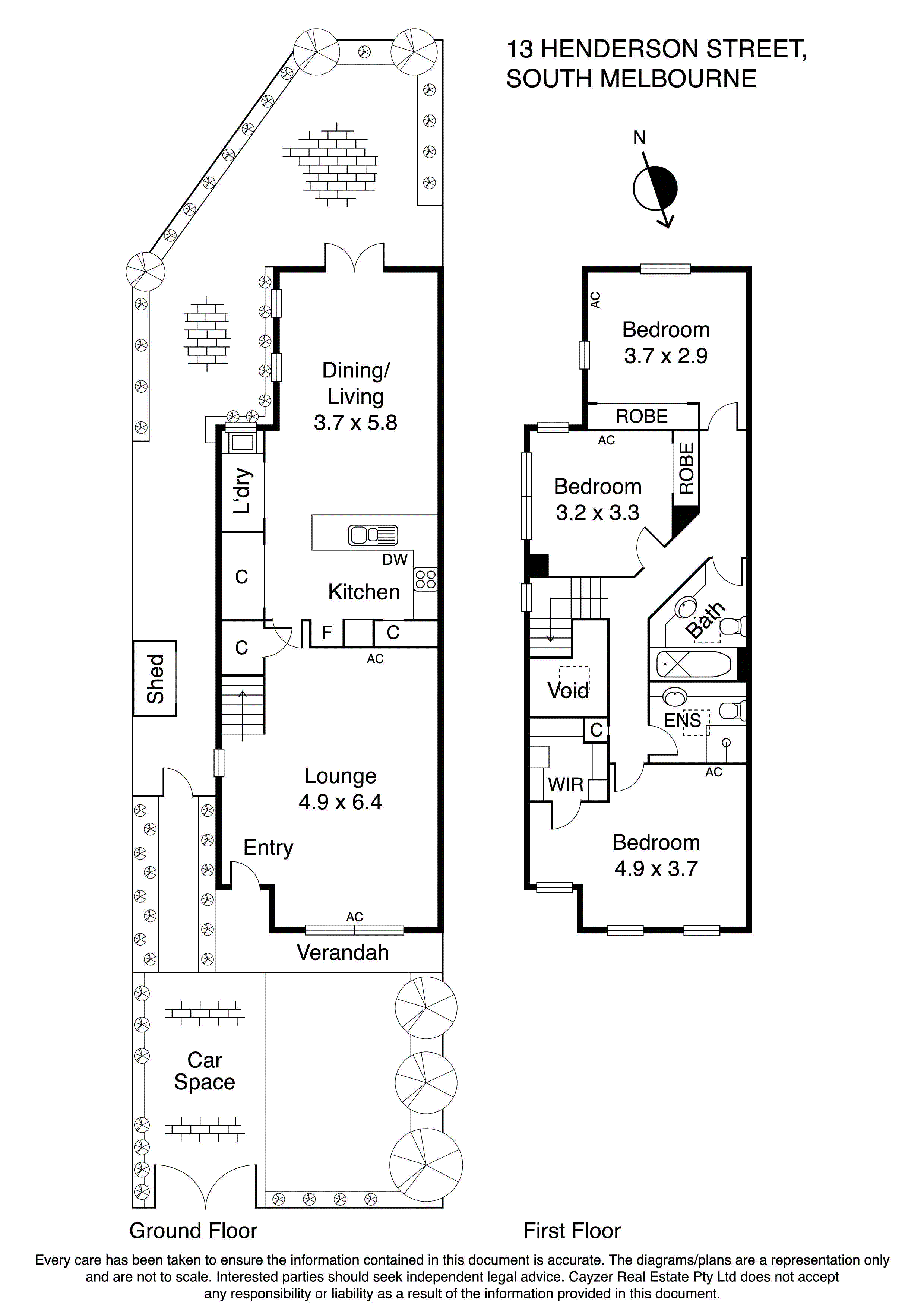 13 Henderson Street, SOUTH MELBOURNE VIC 3205 - Floorplan