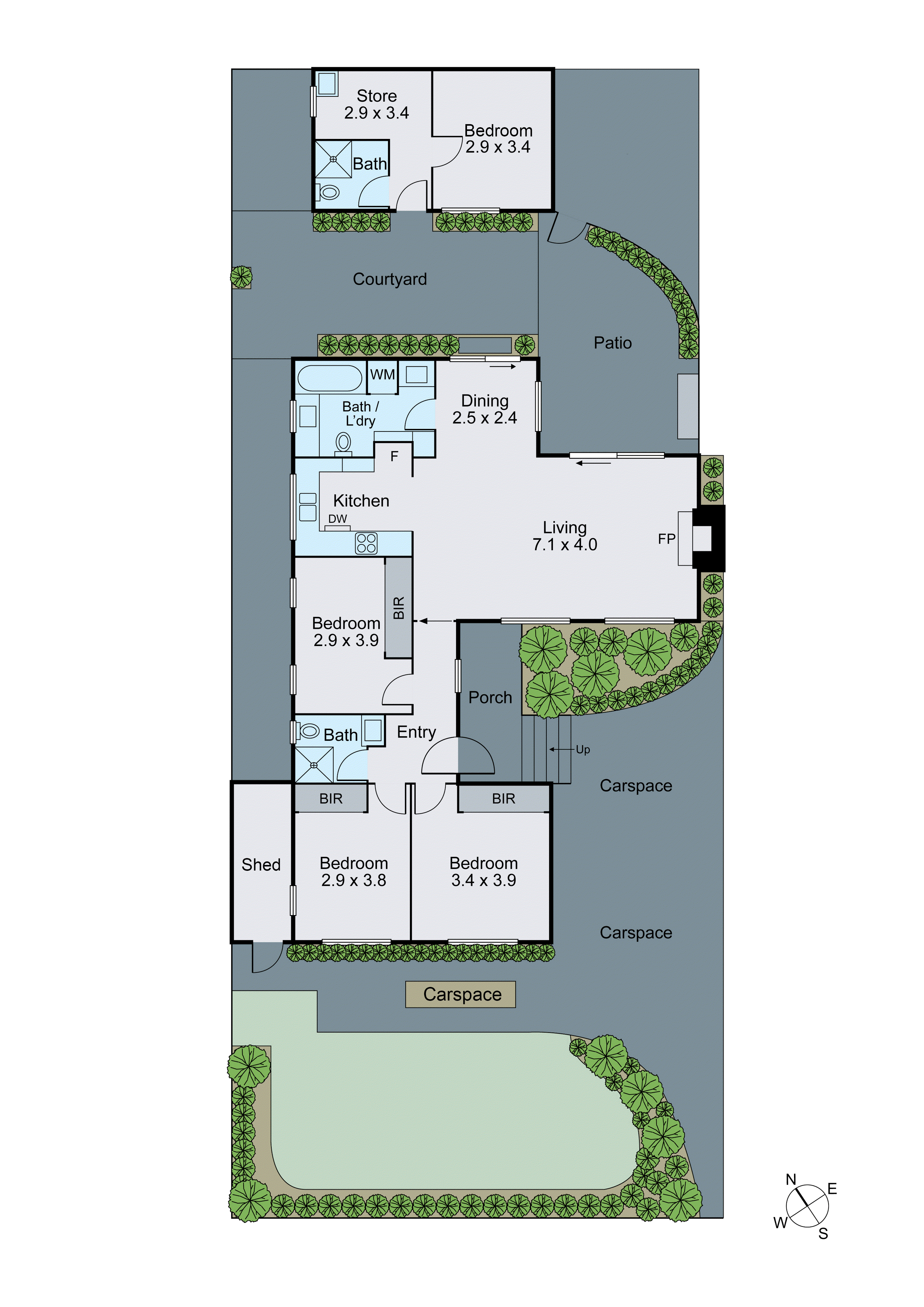 1/3 Hillcrest Avenue, Chadstone VIC 3148 - Floorplan
