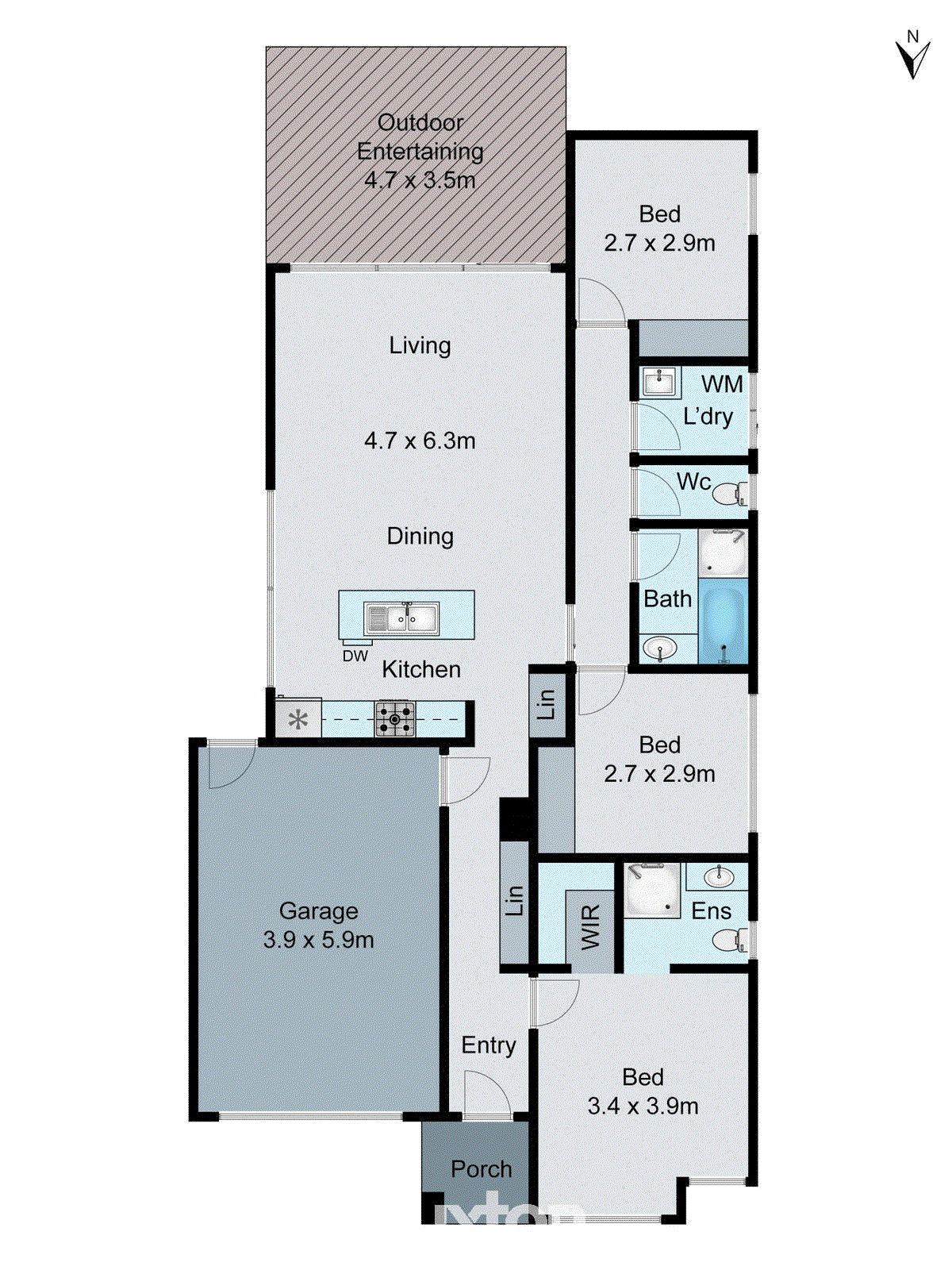 13 Hudson Street, Armstrong Creek VIC 3217 - Floorplan
