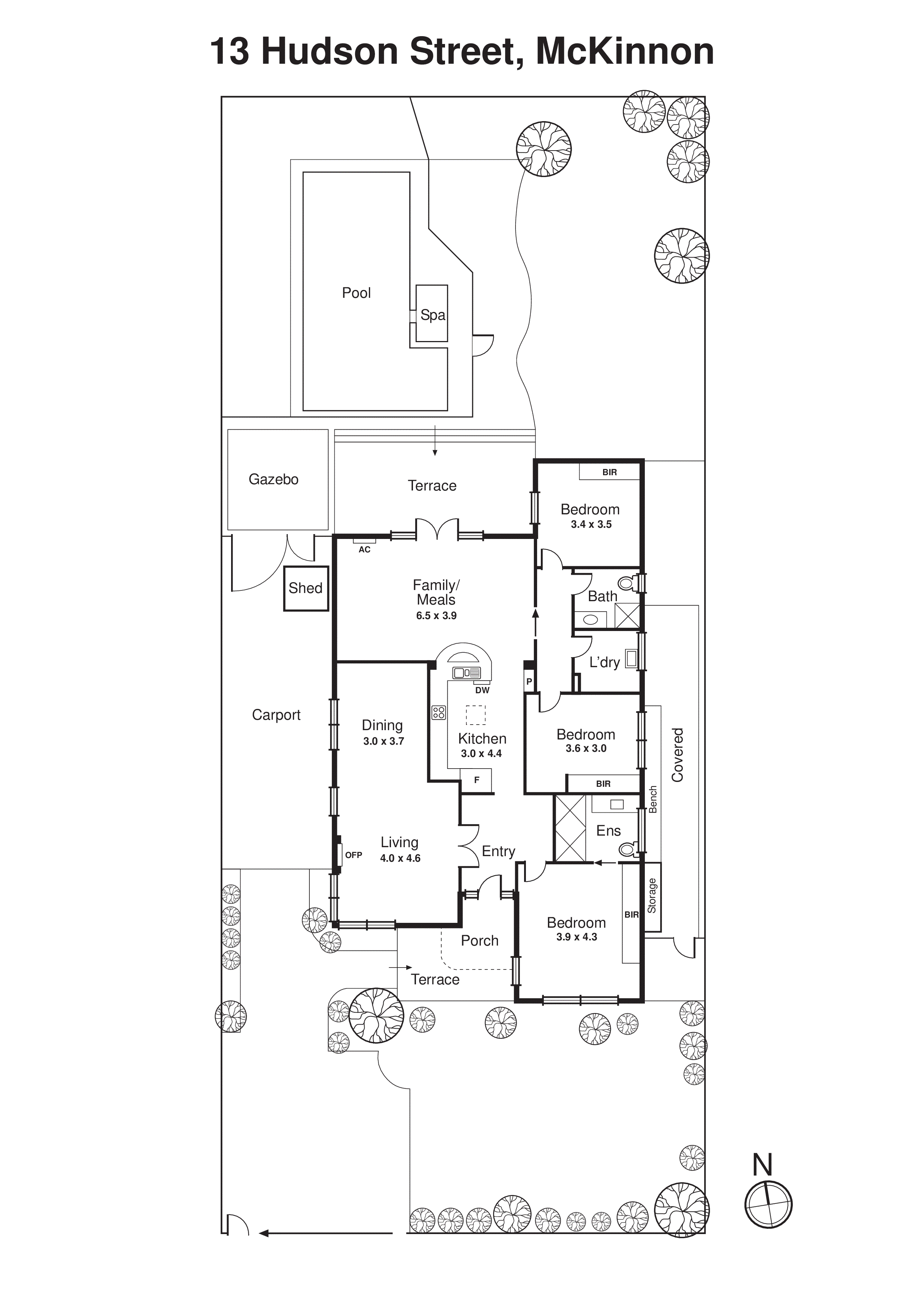 13 Hudson Street, Mckinnon VIC 3204 - Floorplan