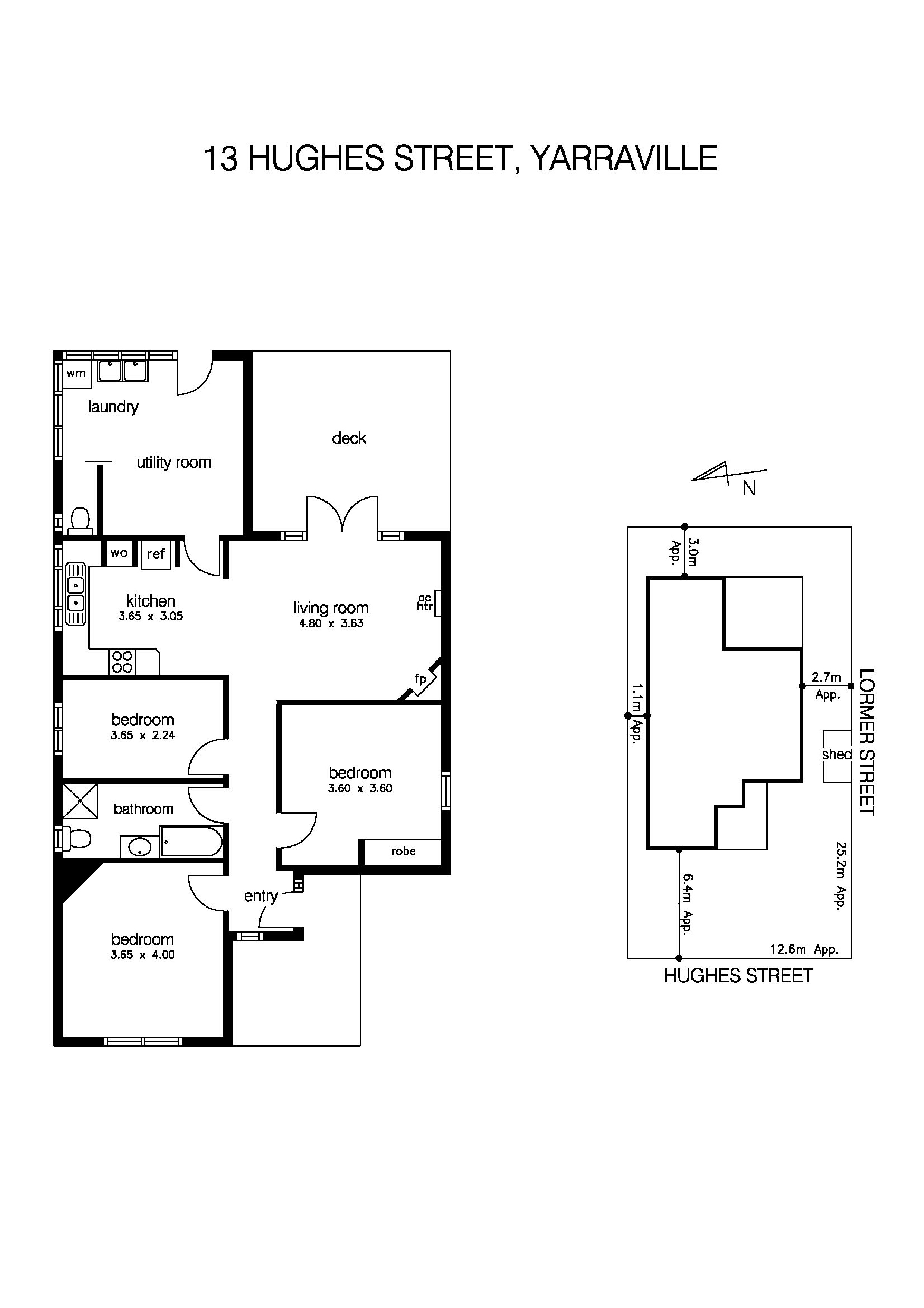 13 Hughes Street, YARRAVILLE VIC 3013 - Floorplan