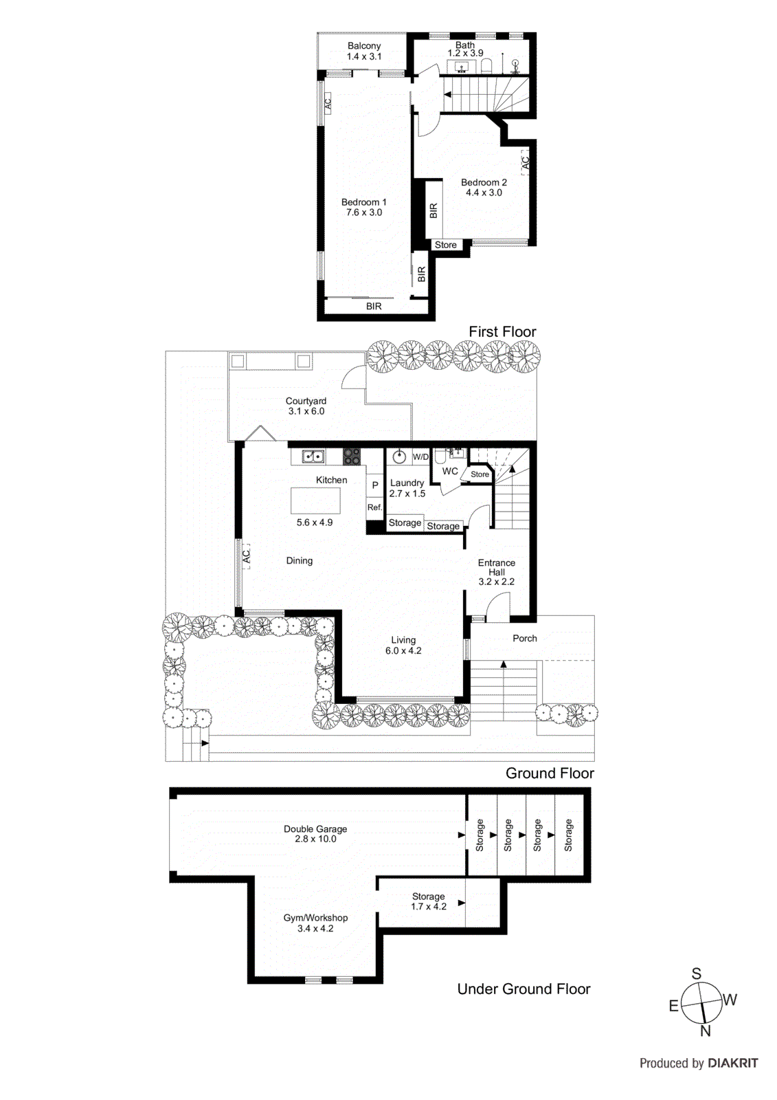 1/3 Hutchison Avenue, Beaumaris VIC 3193 - Floorplan