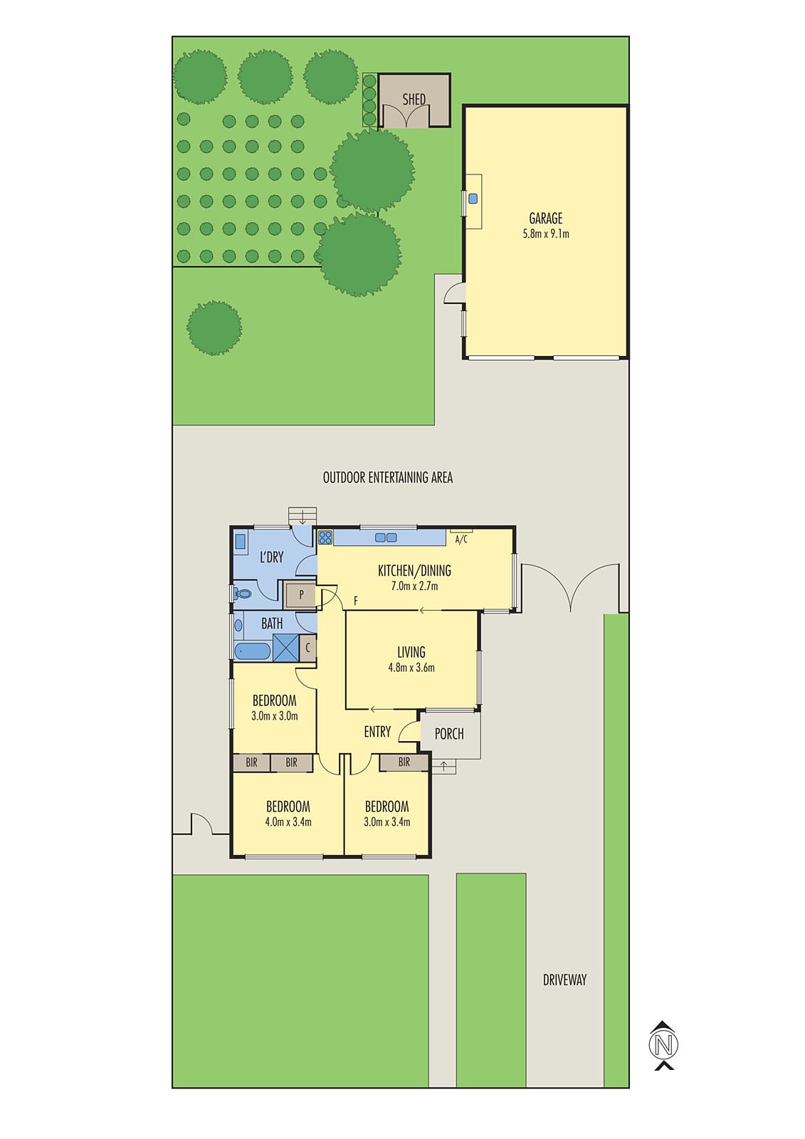 13 Jamina Court, Norlane VIC 3214 - Floorplan