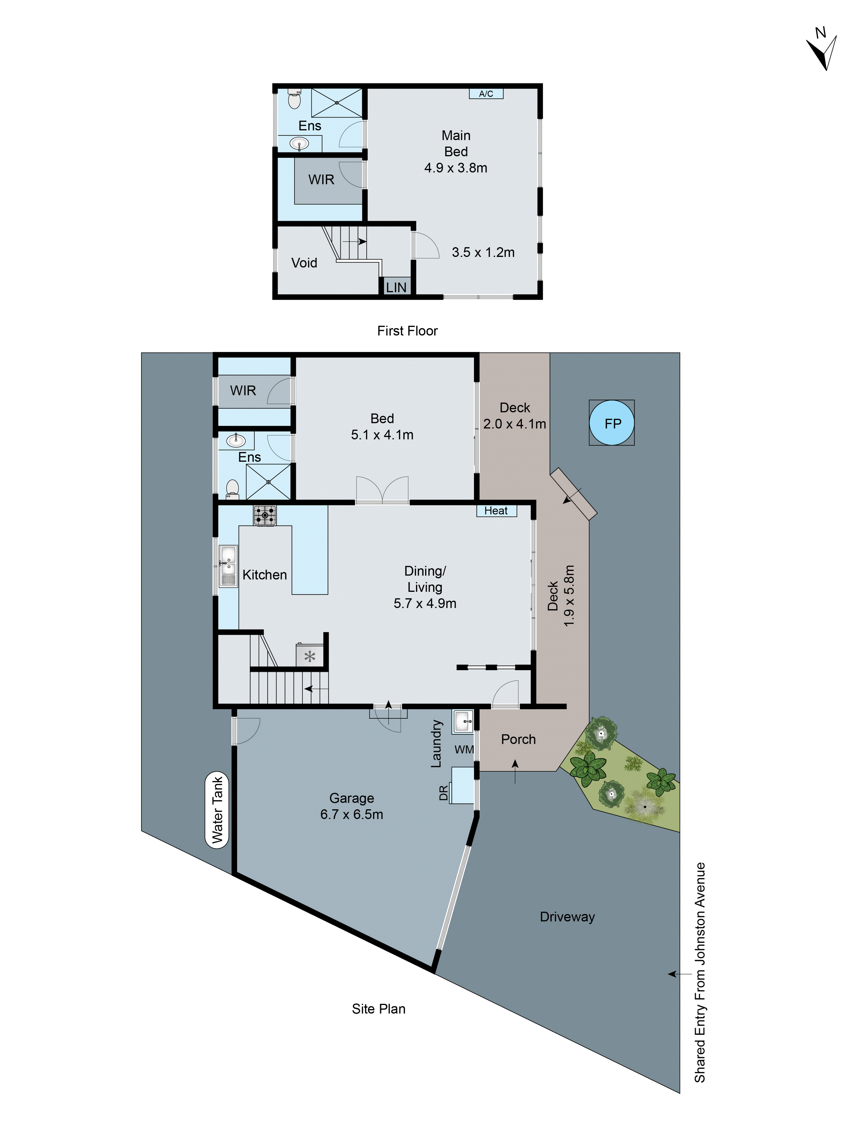 13 Johnston Avenue, Newcomb VIC 3219 - Floorplan