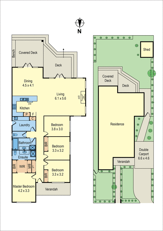 13 Keiller Avenue, Parkdale VIC 3195 - Floorplan