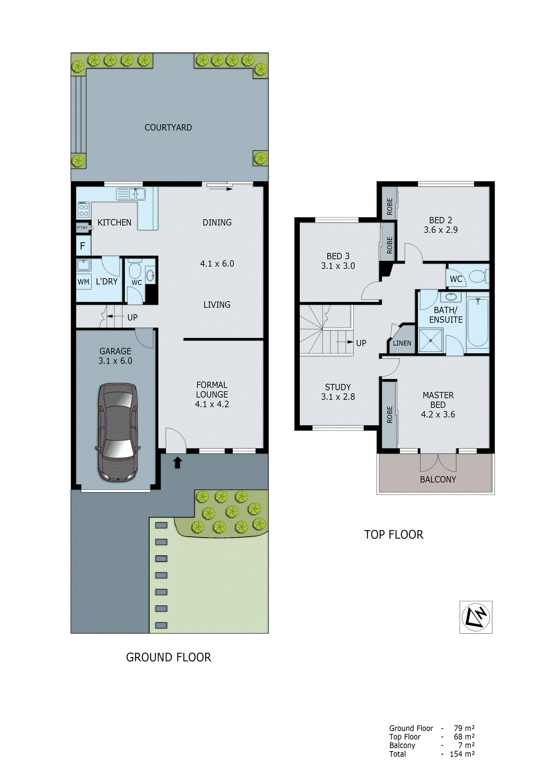 13 Kingsland Close, Dingley Village VIC 3172 - Floorplan