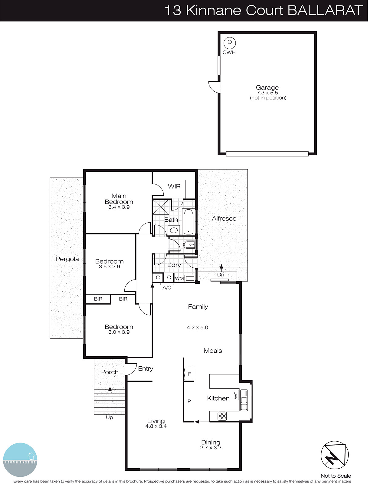 13 Kinnane Court, Ballarat North VIC 3350 - Floorplan