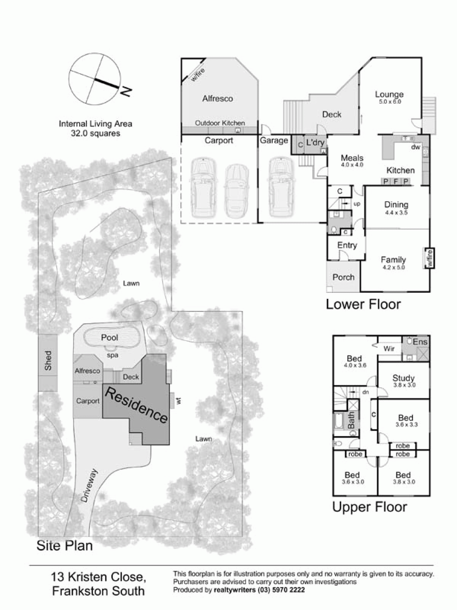 13 Kristen Close, FRANKSTON SOUTH VIC 3199 - Floorplan