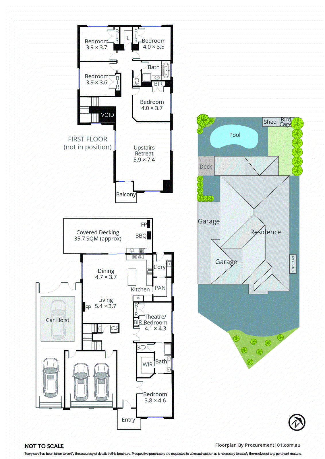 13 Labassa Court, Keysborough VIC 3173 - Floorplan
