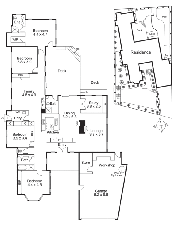 13 Lileura Avenue, Beaumaris VIC 3193 - Floorplan