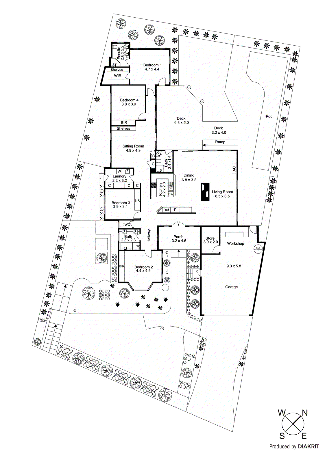 13 Lileura Avenue, Beaumaris VIC 3193 - Floorplan