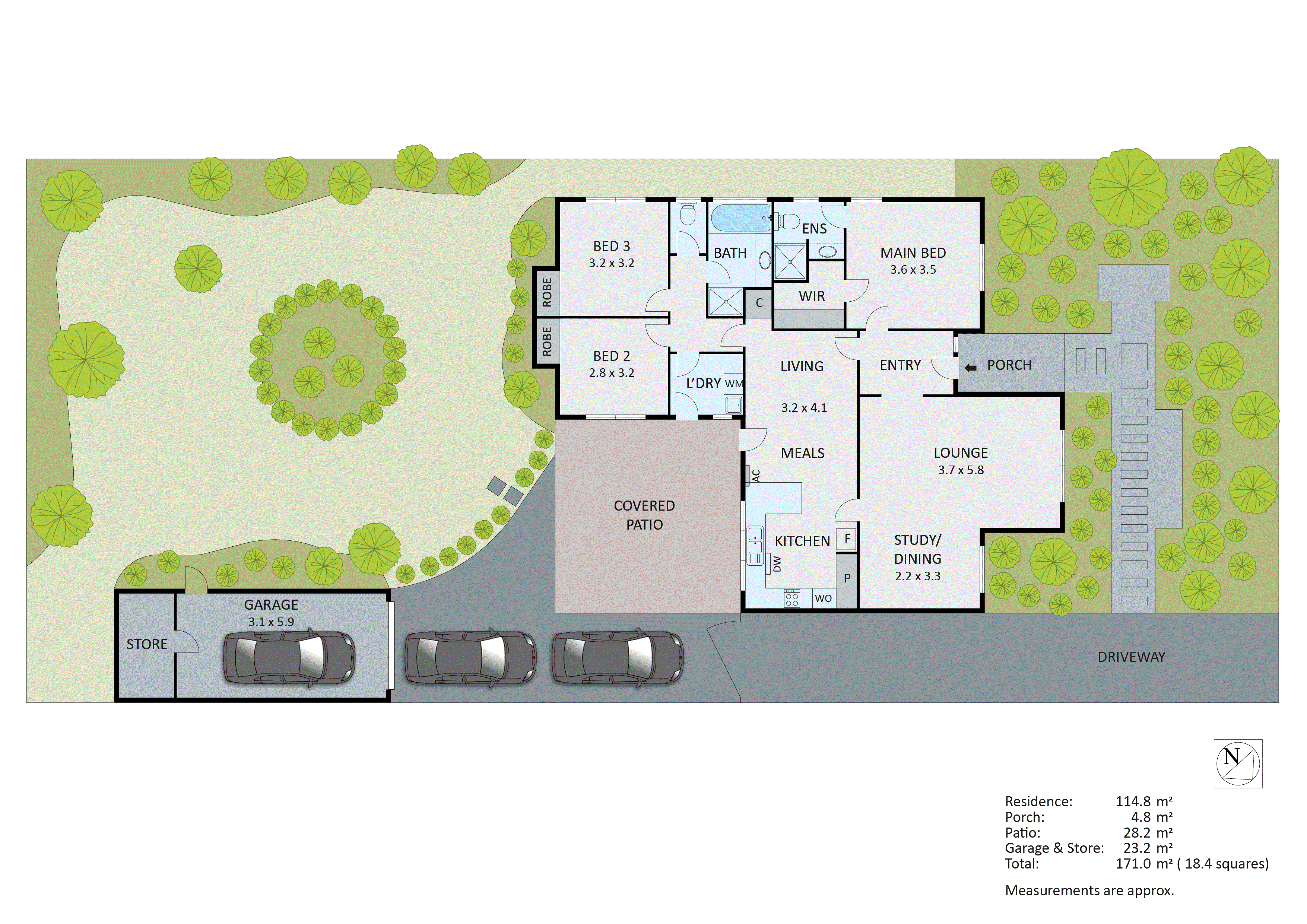 13 Marcus Road, Dingley Village VIC 3172 - Floorplan