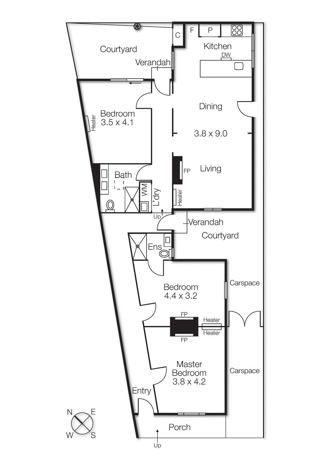 13 Martin Street, South Melbourne VIC 3205 - Floorplan