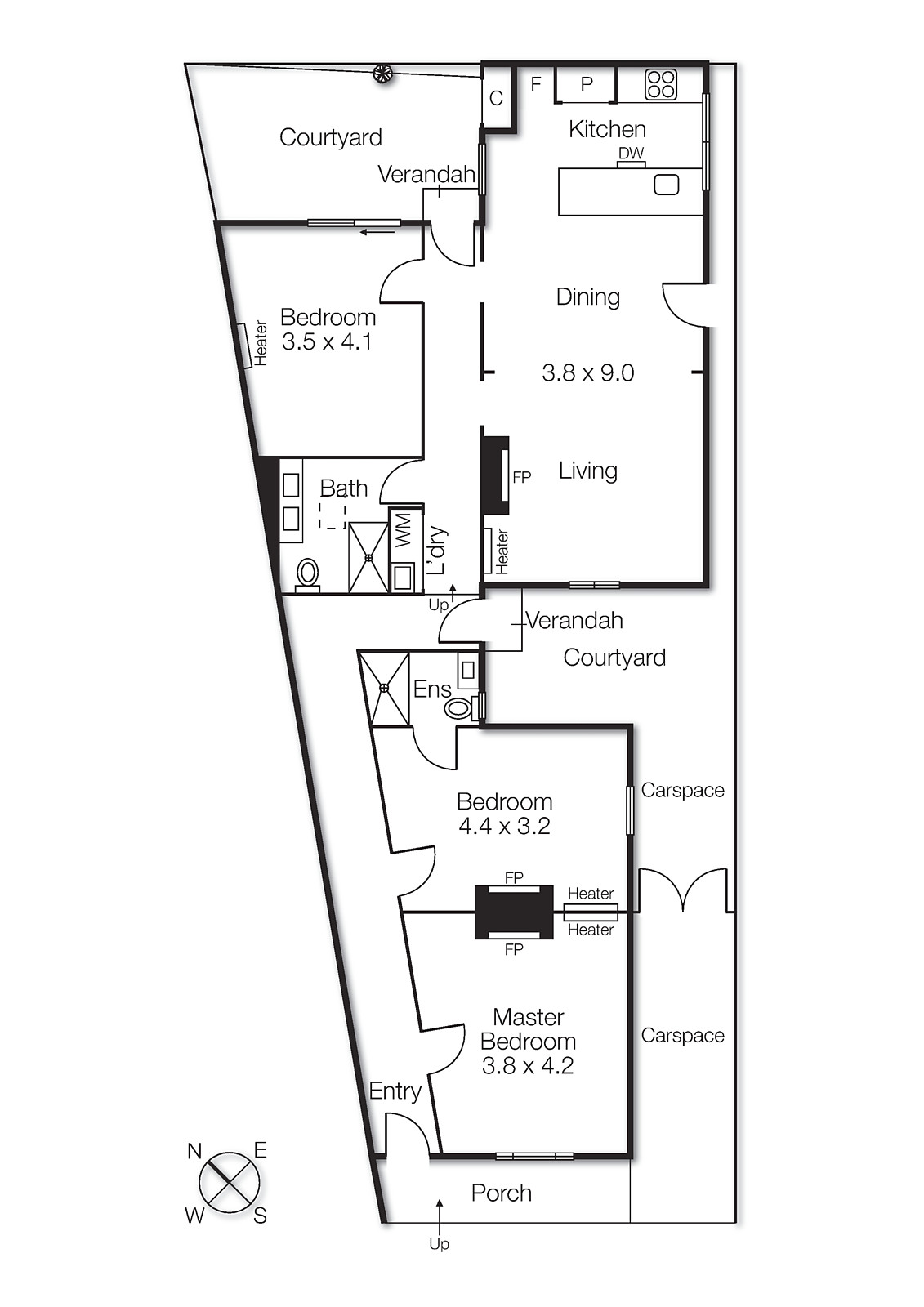 13 Martin Street, South Melbourne VIC 3205 - Floorplan
