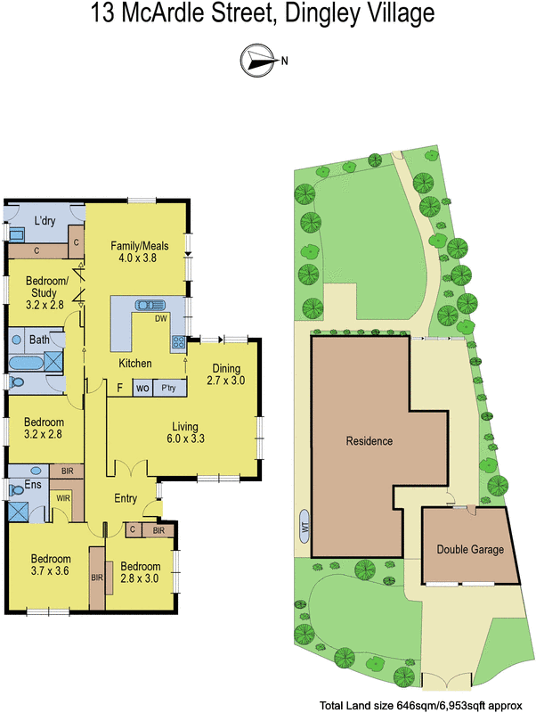 13 McArdle Street, Dingley Village VIC 3172 - Floorplan