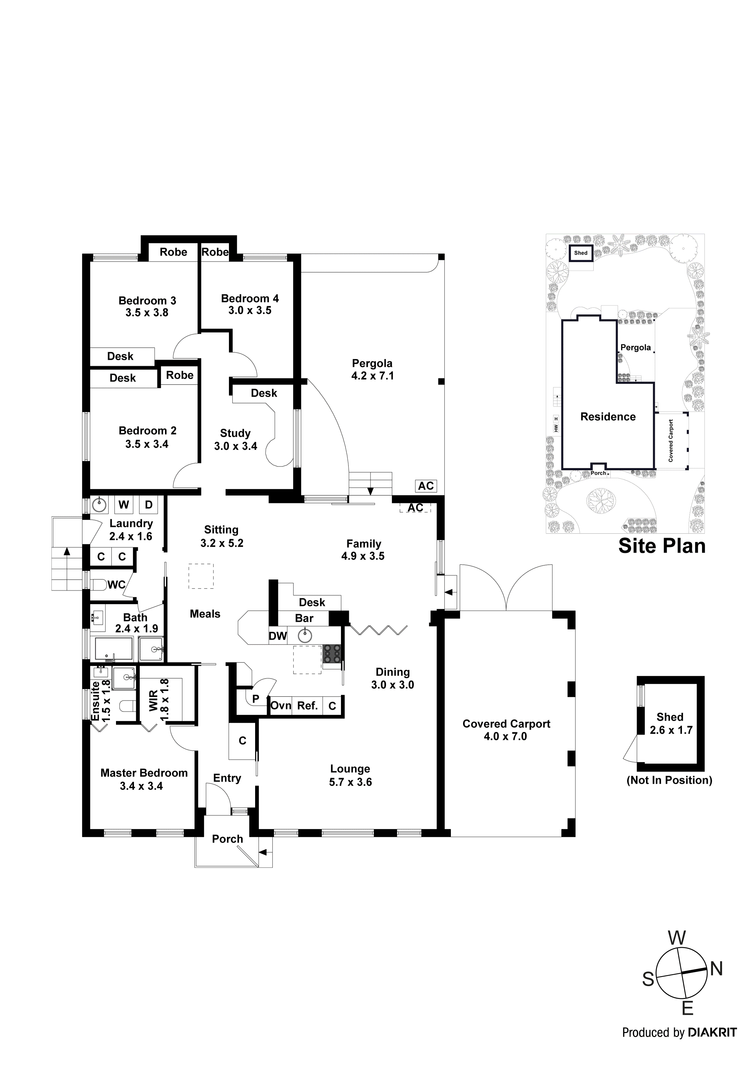 13 Meadowbrook Drive, Wheelers Hill VIC 3150 - Floorplan