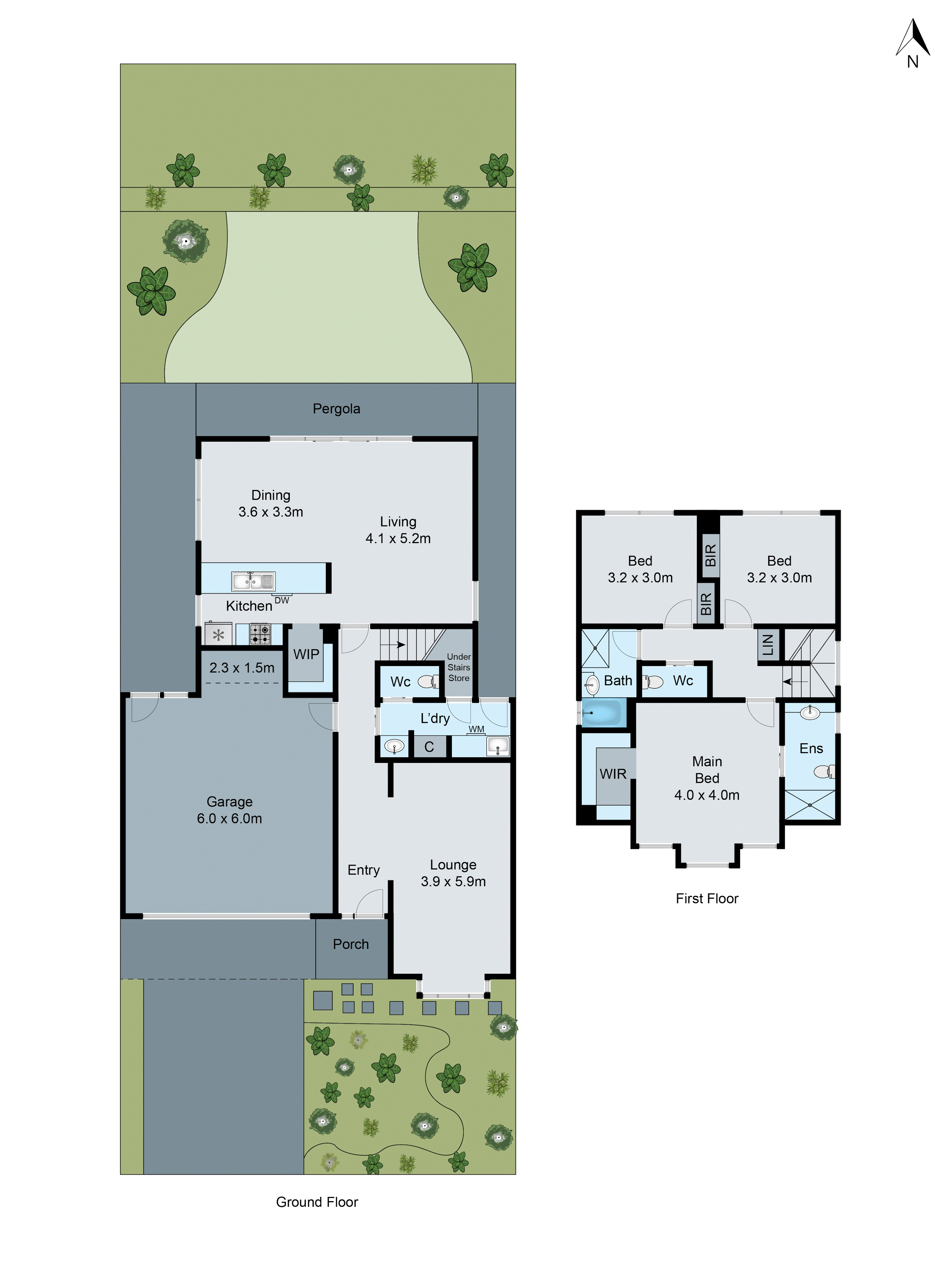13 Mercia Close, Highton VIC 3216 - Floorplan