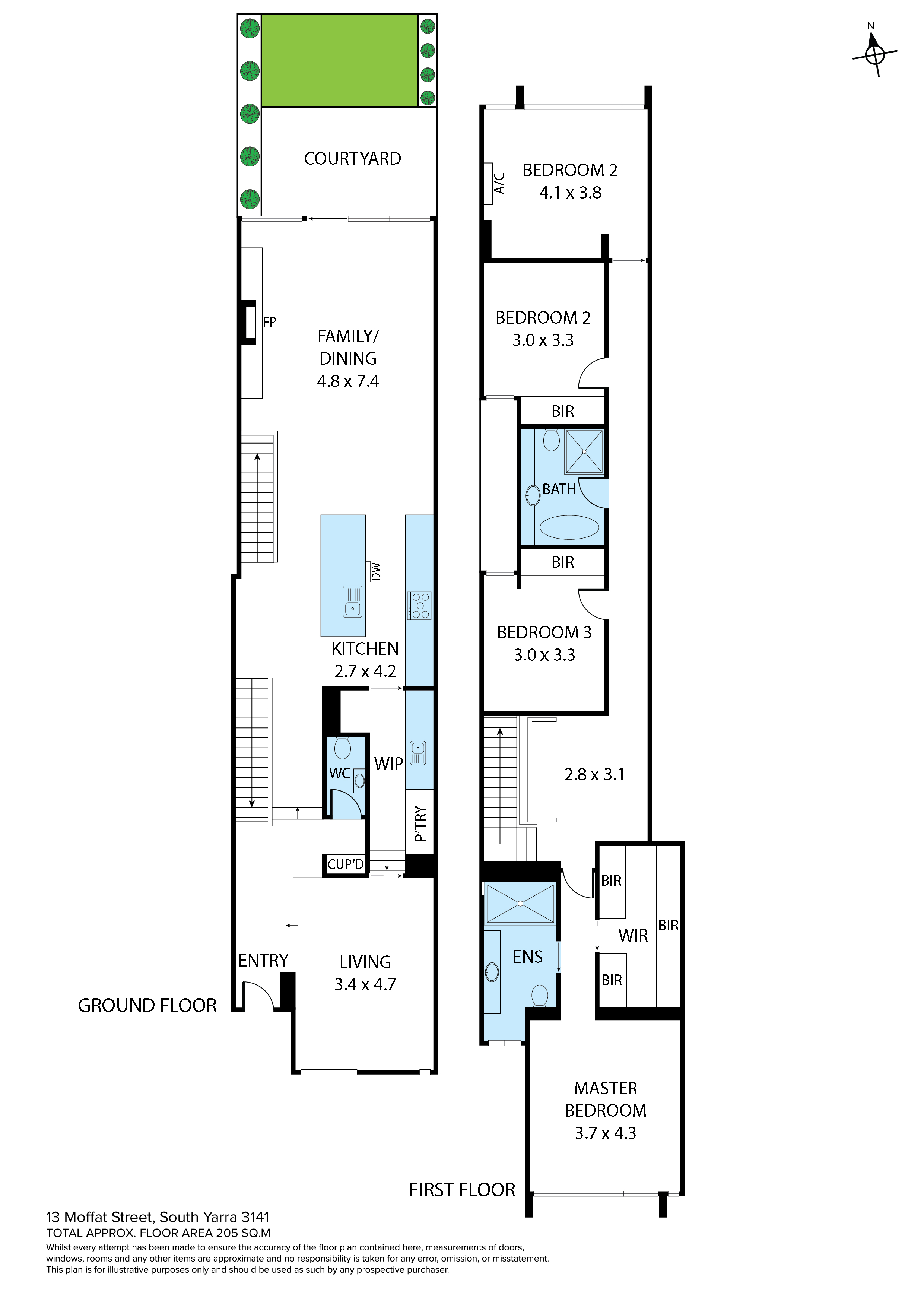 13 Moffat Street, South Yarra - Floorplan 1