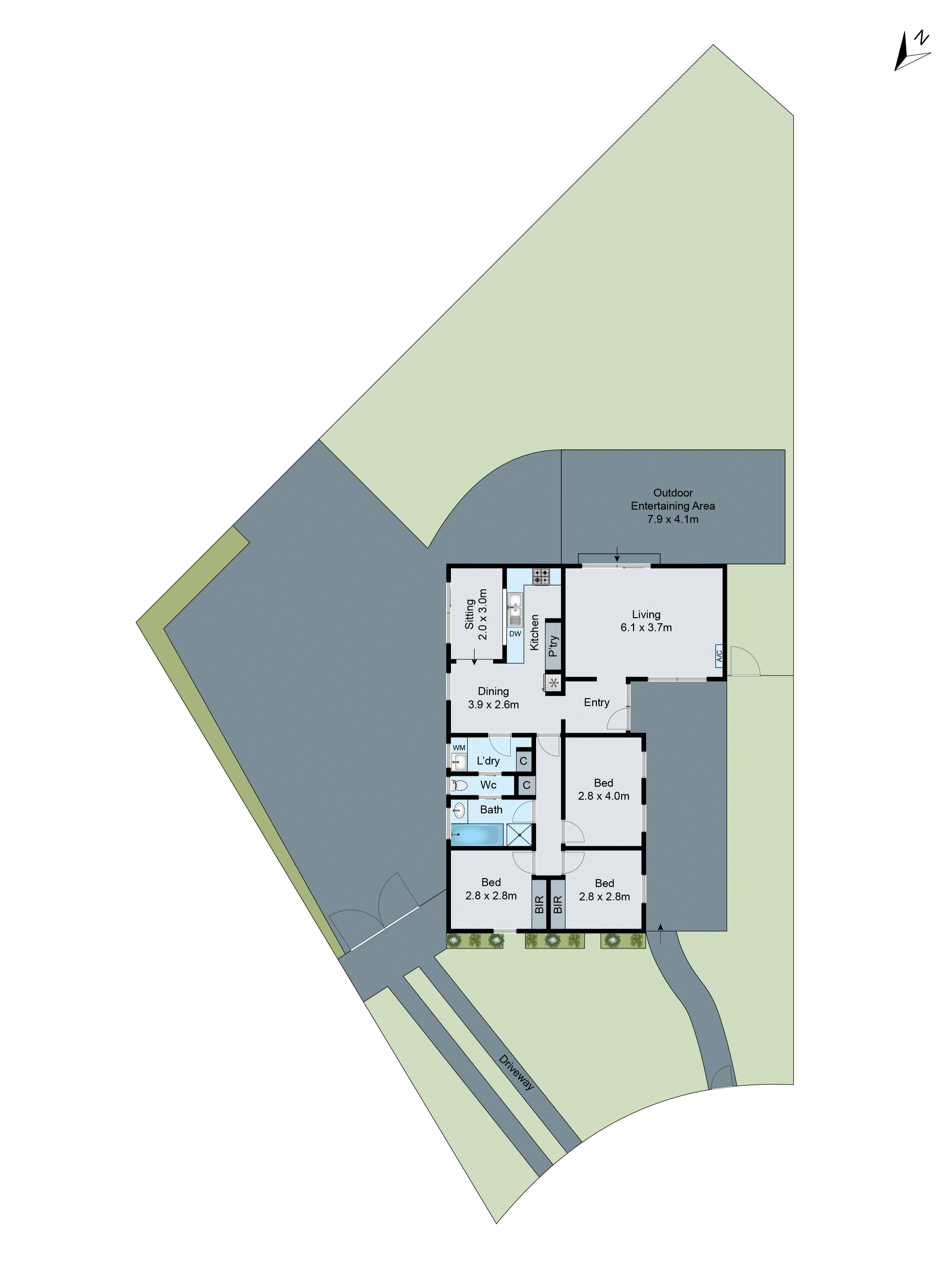 13 Nimbus Court, Whittington VIC 3219 - Floorplan