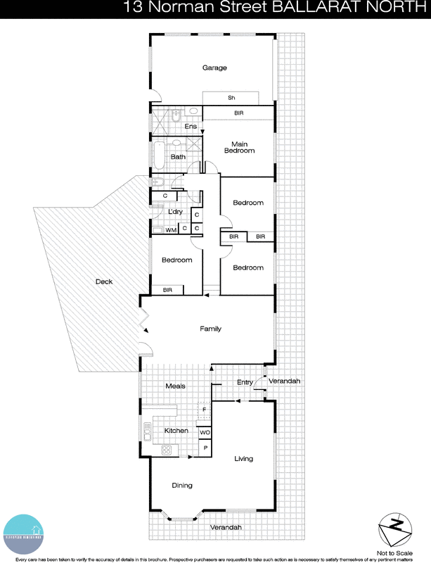 13 Norman Street, Ballarat North VIC 3350 - Floorplan
