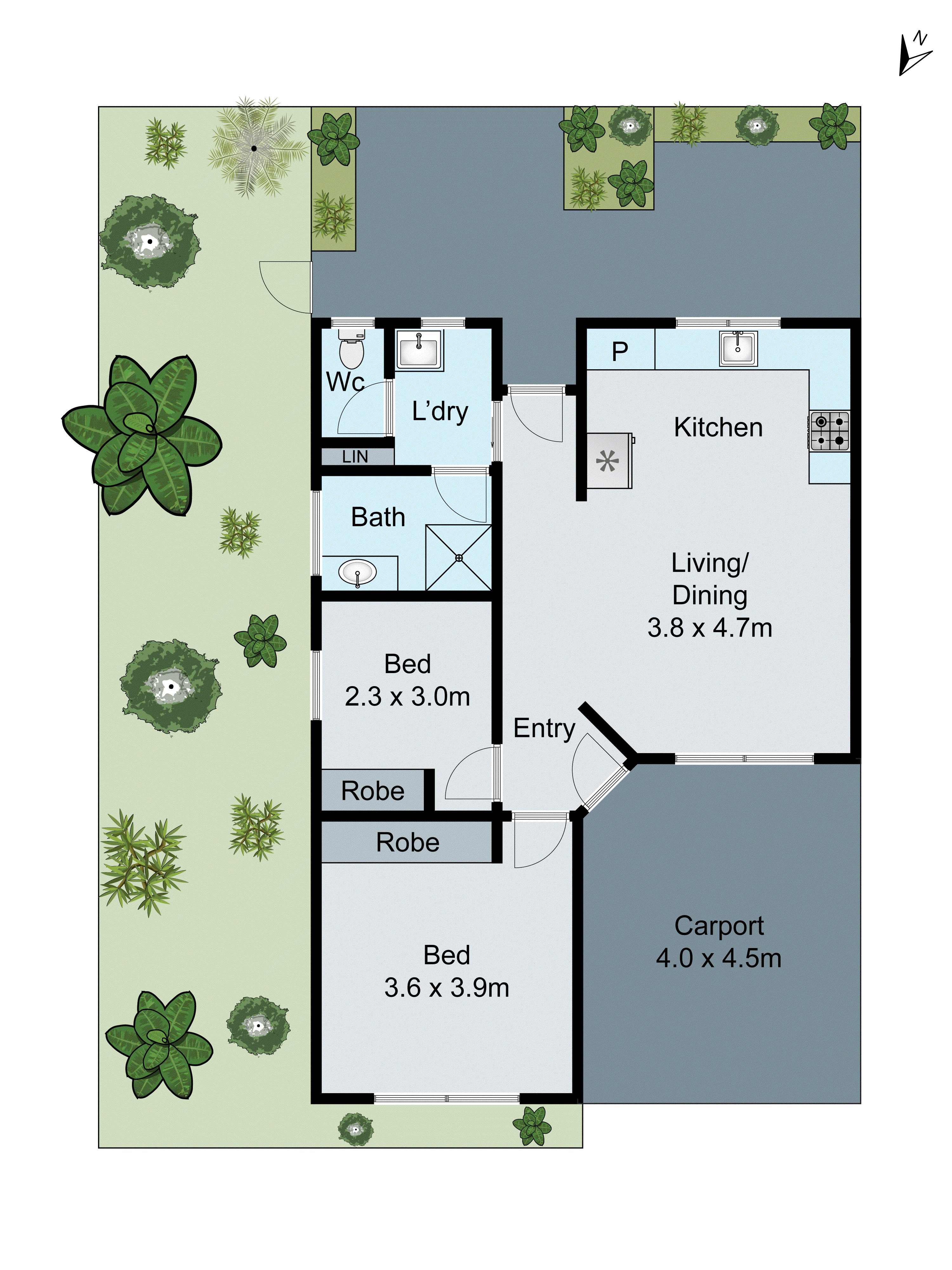 1/3 North Valley Road, Highton VIC 3216 - Floorplan