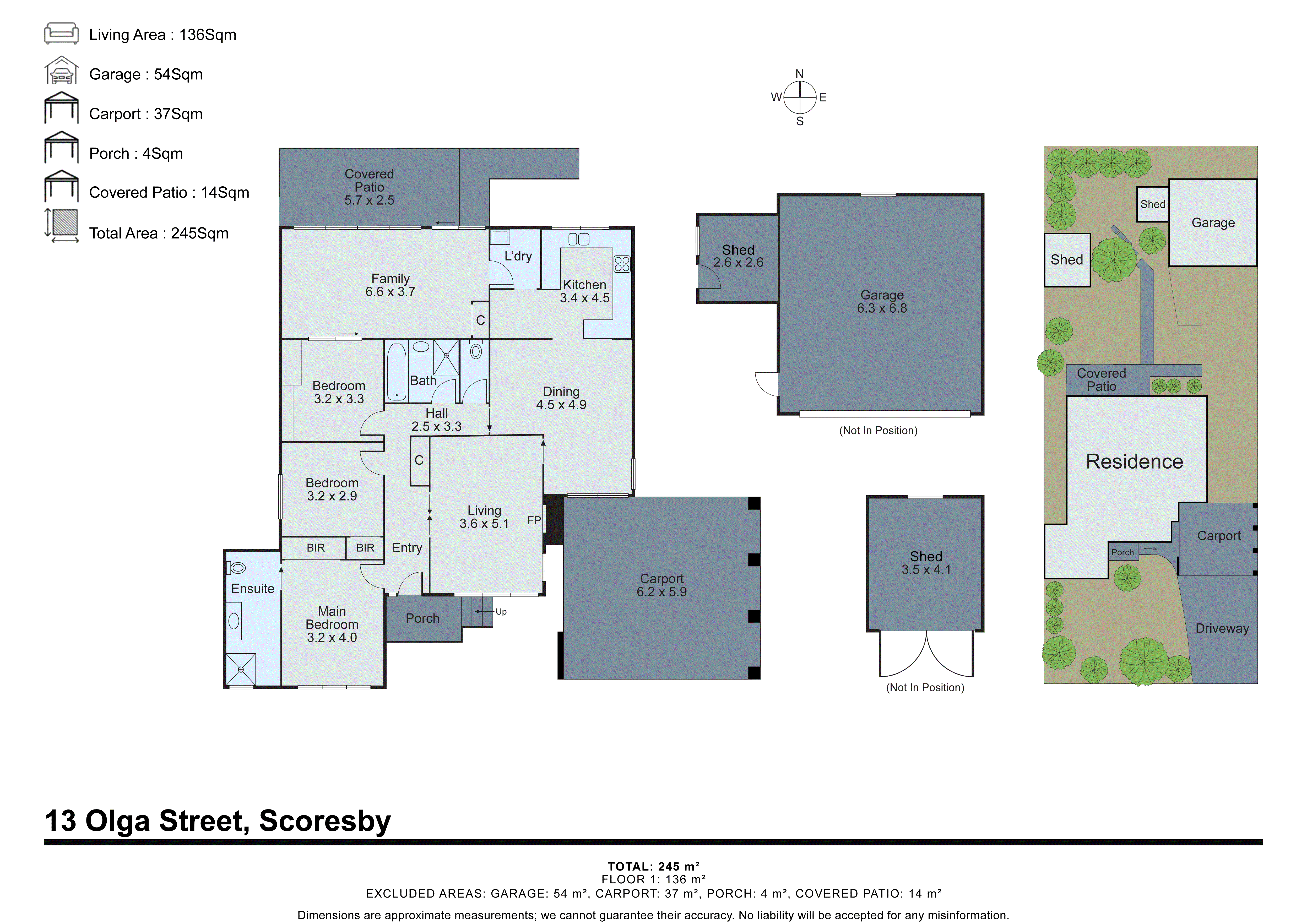 13 Olga Street, Scoresby VIC 3179 - Floorplan