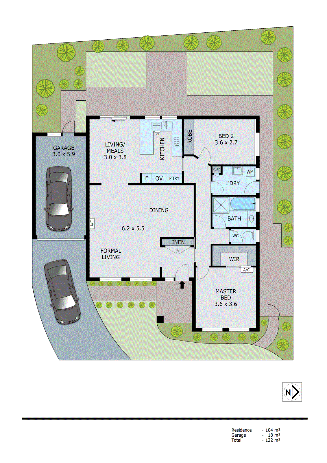 13 Oploo Court, Dingley Village VIC 3172 - Floorplan
