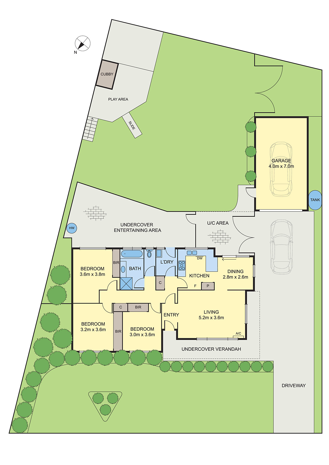 13 Paramount Crescent, St Albans Park VIC 3219 - Floorplan