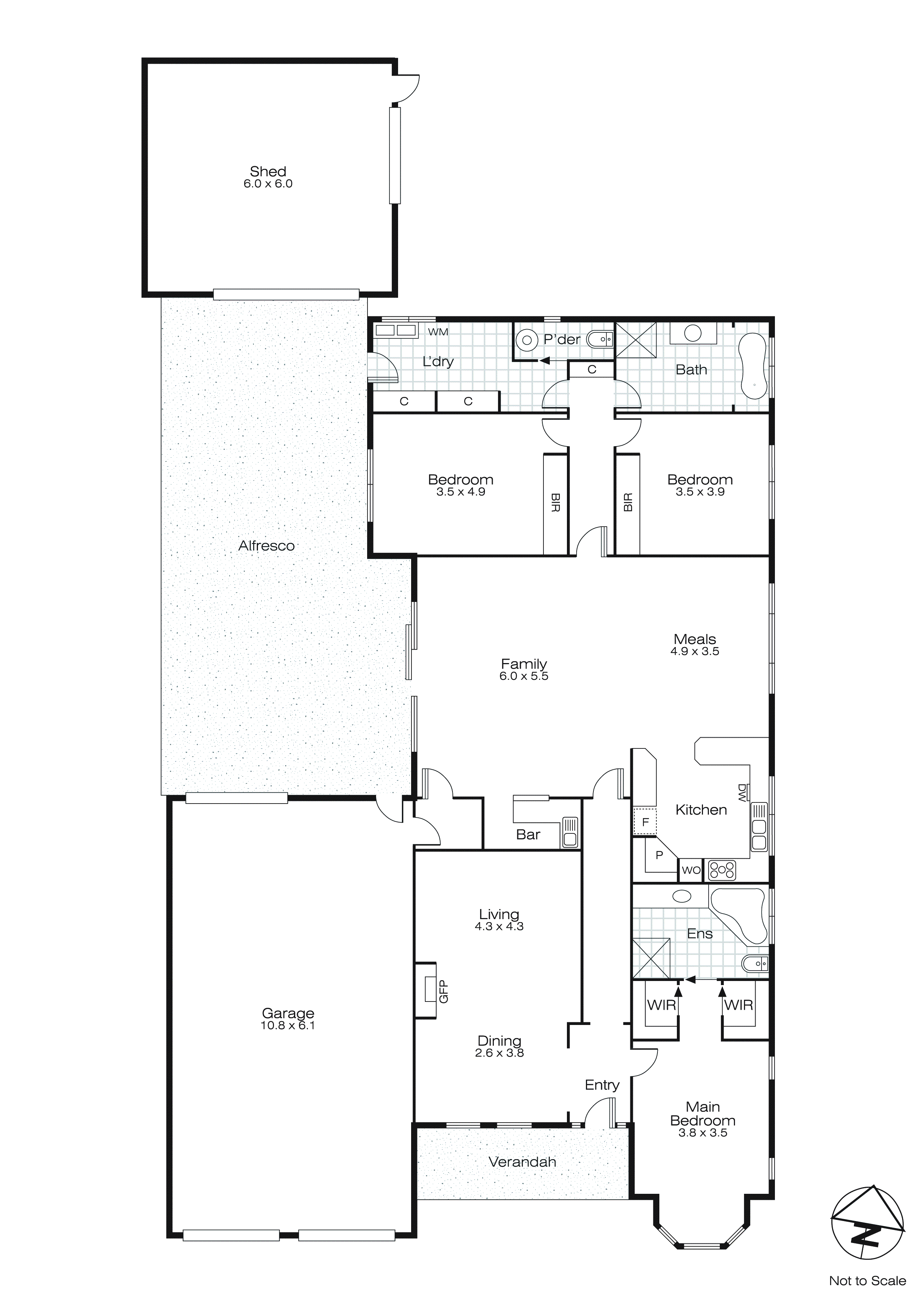 13 Parkside Road, Delacombe VIC 3356 - Floorplan