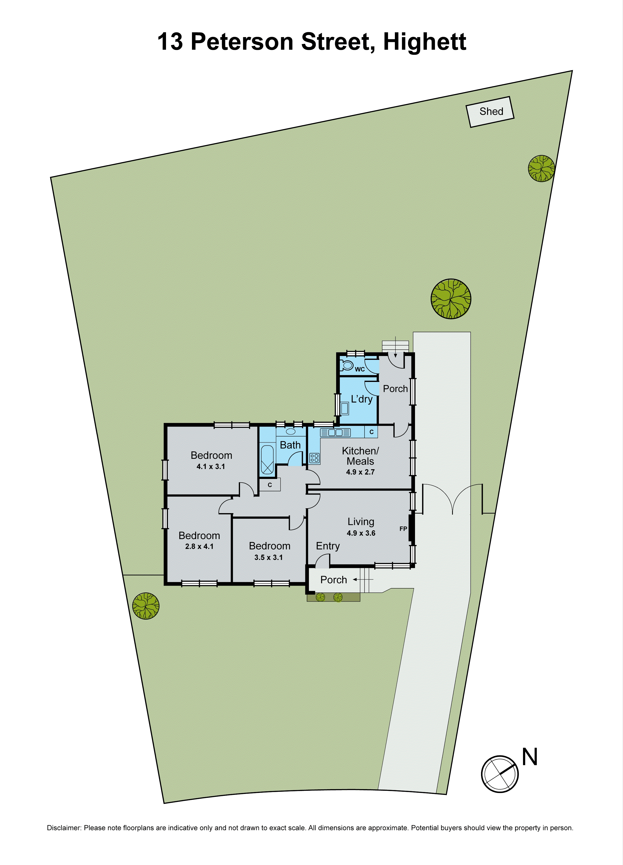 13 Peterson Street, Highett VIC 3190 - Floorplan